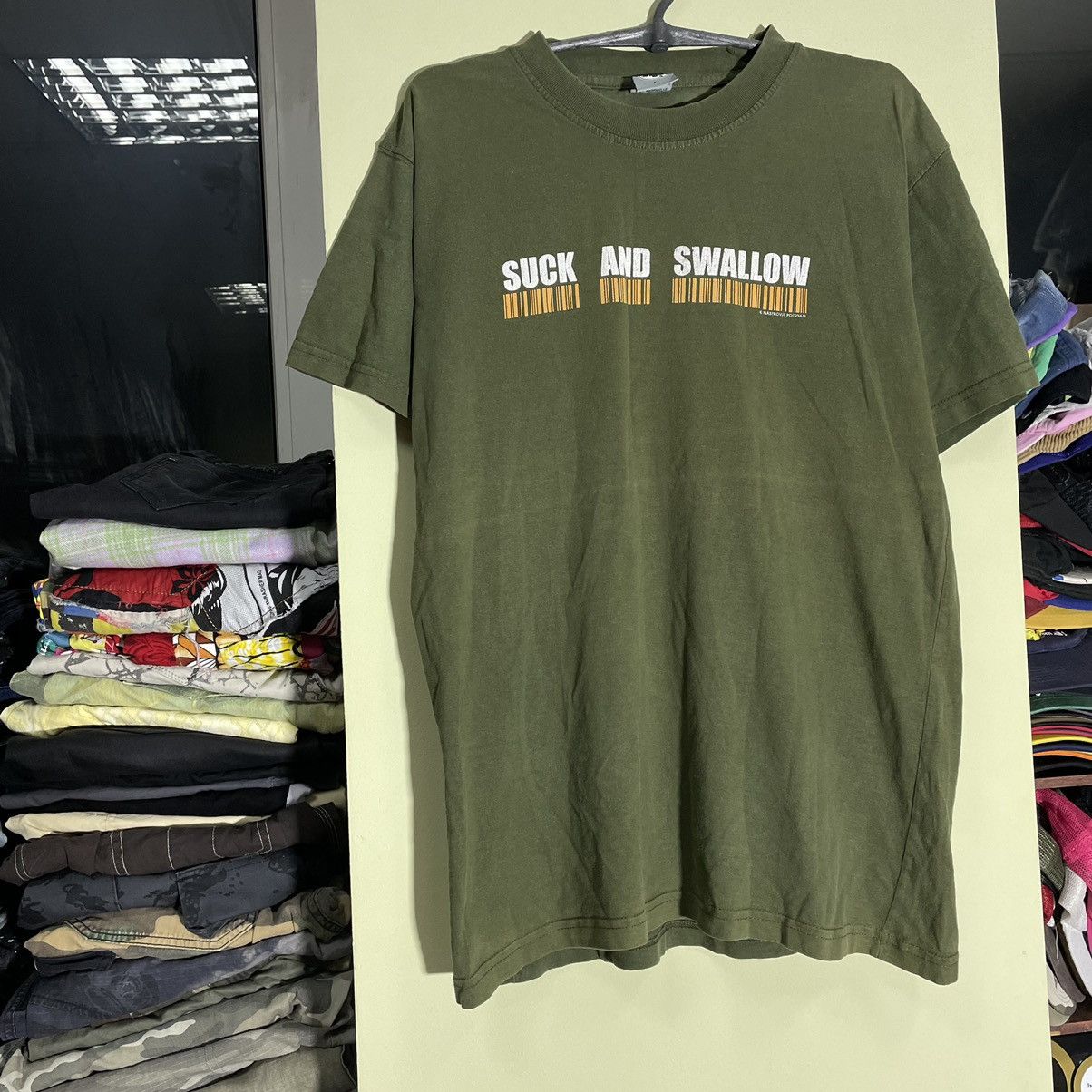 Beauty Beast Vintage 90s Tee Suck Swallow Porno 69 Sexy Humor L Size US L / EU 52-54 / 3 - 2 Thumbnail