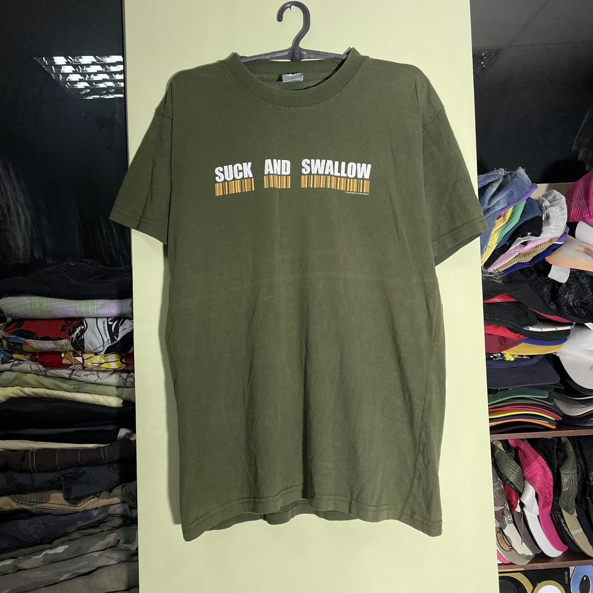 Beauty Beast Vintage 90s Tee Suck Swallow Porno 69 Sexy Humor L Size US L / EU 52-54 / 3 - 1 Thumbnail