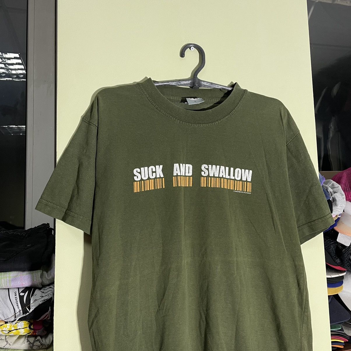 Beauty Beast Vintage 90s Tee Suck Swallow Porno 69 Sexy Humor L Size US L / EU 52-54 / 3 - 4 Thumbnail