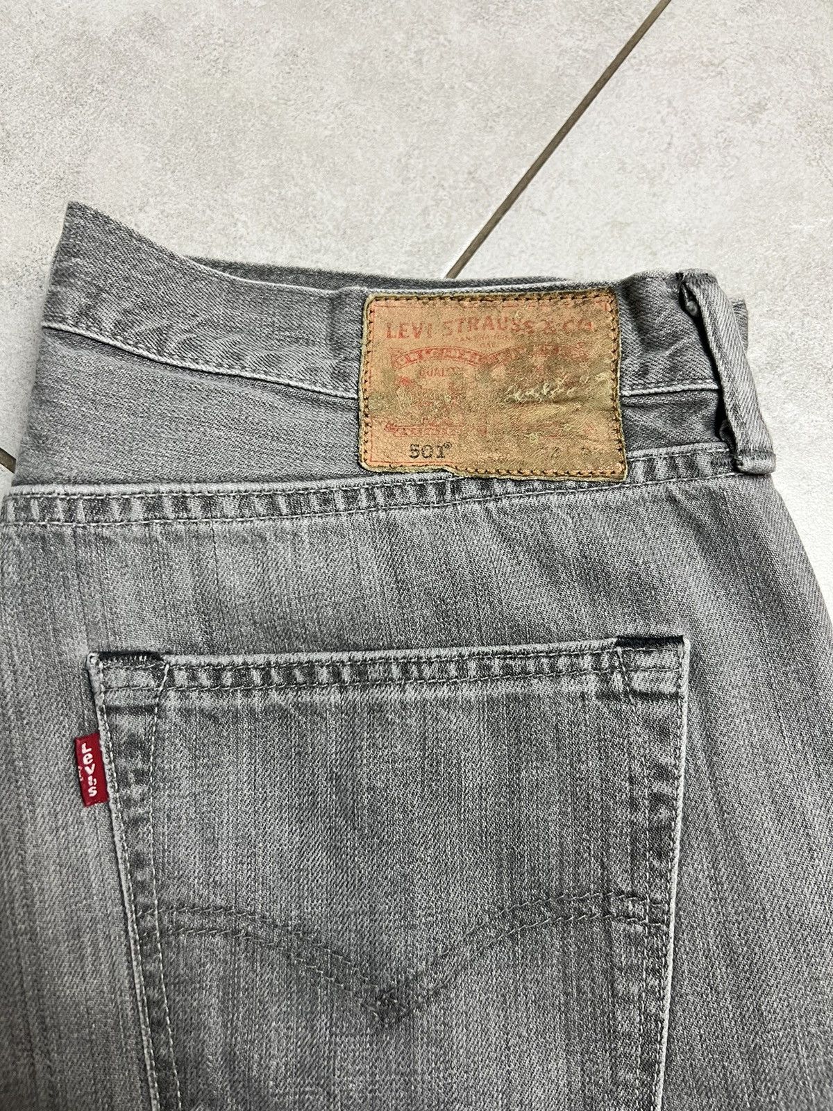 Levi's Rare Vintage 00s Levi’s Strauss 501 34x32 Denim Pants Size US 34 / EU 50 - 4 Thumbnail