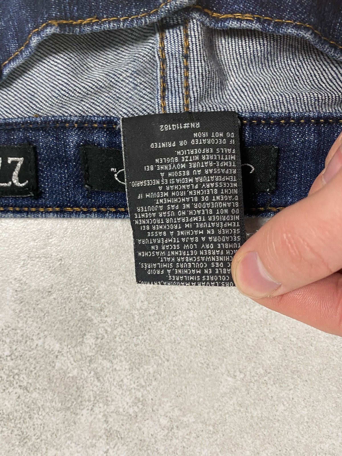 Ed Hardy Ed Hardy By Christian Audigier Drip Y2K Tiger Denim Pants Size US 27 - 7 Thumbnail