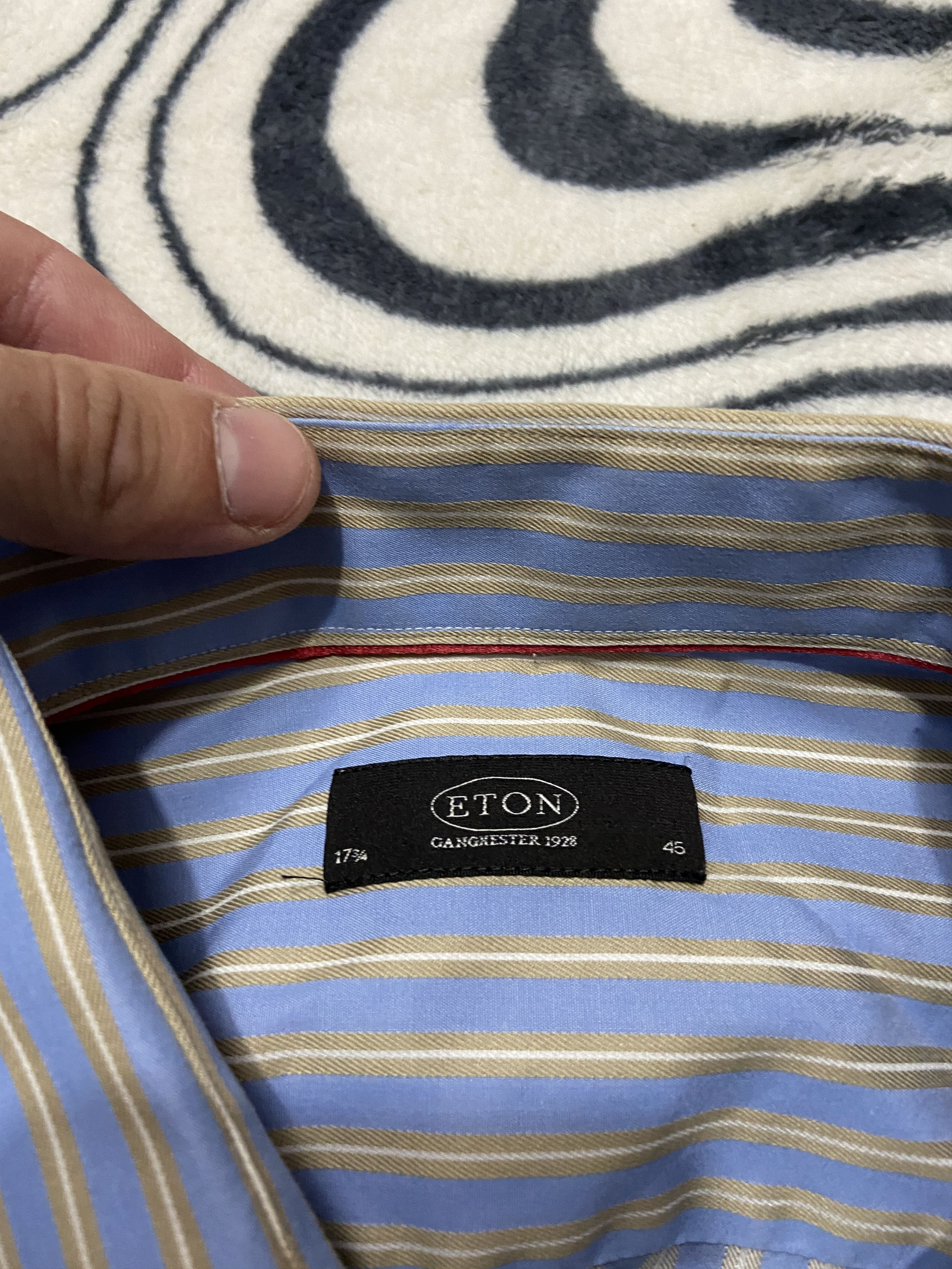 Eton Eton Mens Long Sleeve Shirt Size US XXL / EU 58 / 5 - 4 Thumbnail