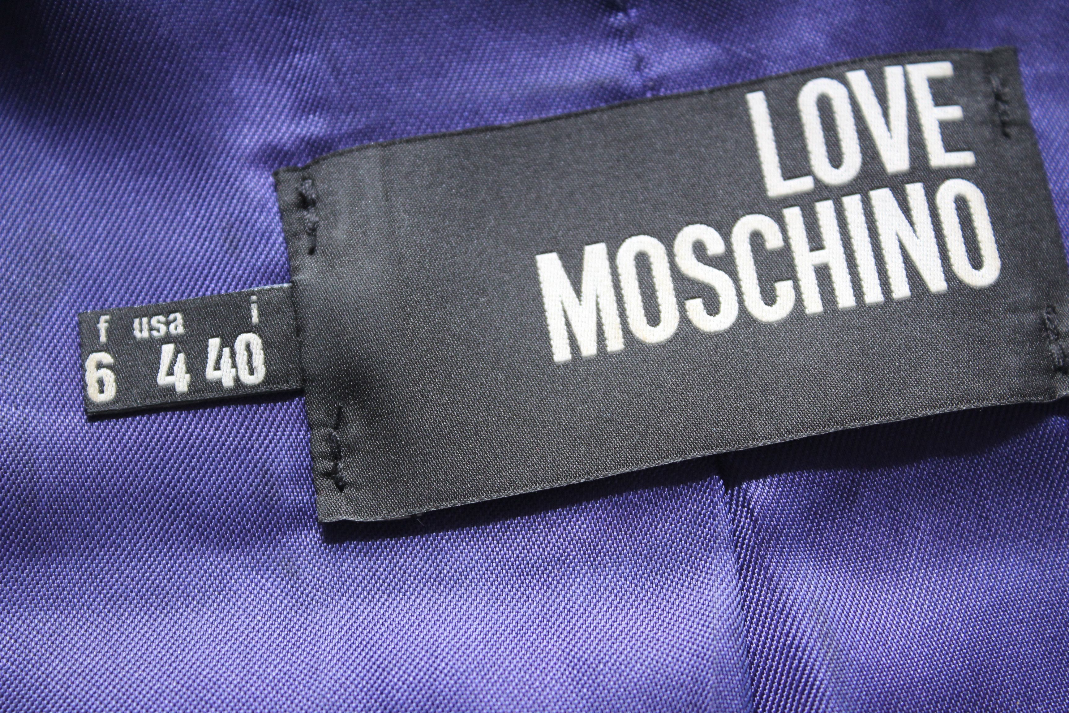 Moschino Moschino Love Blazer Jacket Hype Vintage RARE Streetwear Size S / US 4 / IT 40 - 6 Thumbnail