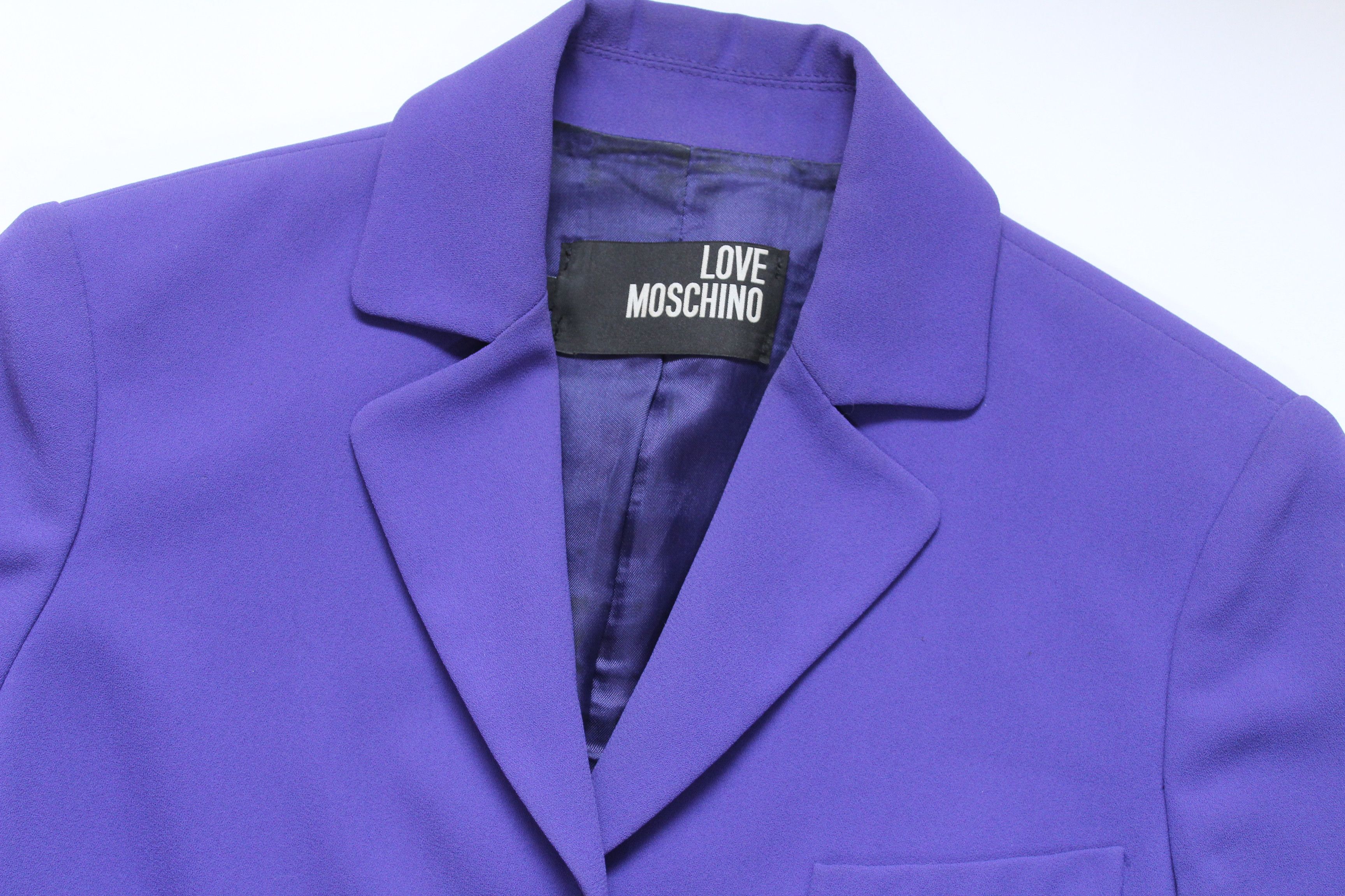Moschino Moschino Love Blazer Jacket Hype Vintage RARE Streetwear Size S / US 4 / IT 40 - 4 Thumbnail