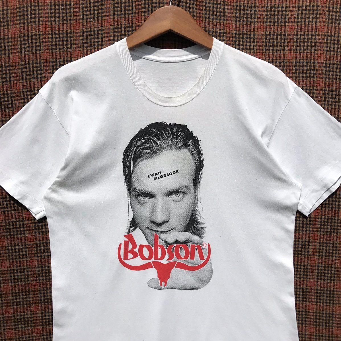 Vintage Vintage Ewan McGregor Actor Trainspotting Movie Mark Renton Size US M / EU 48-50 / 2 - 4 Thumbnail