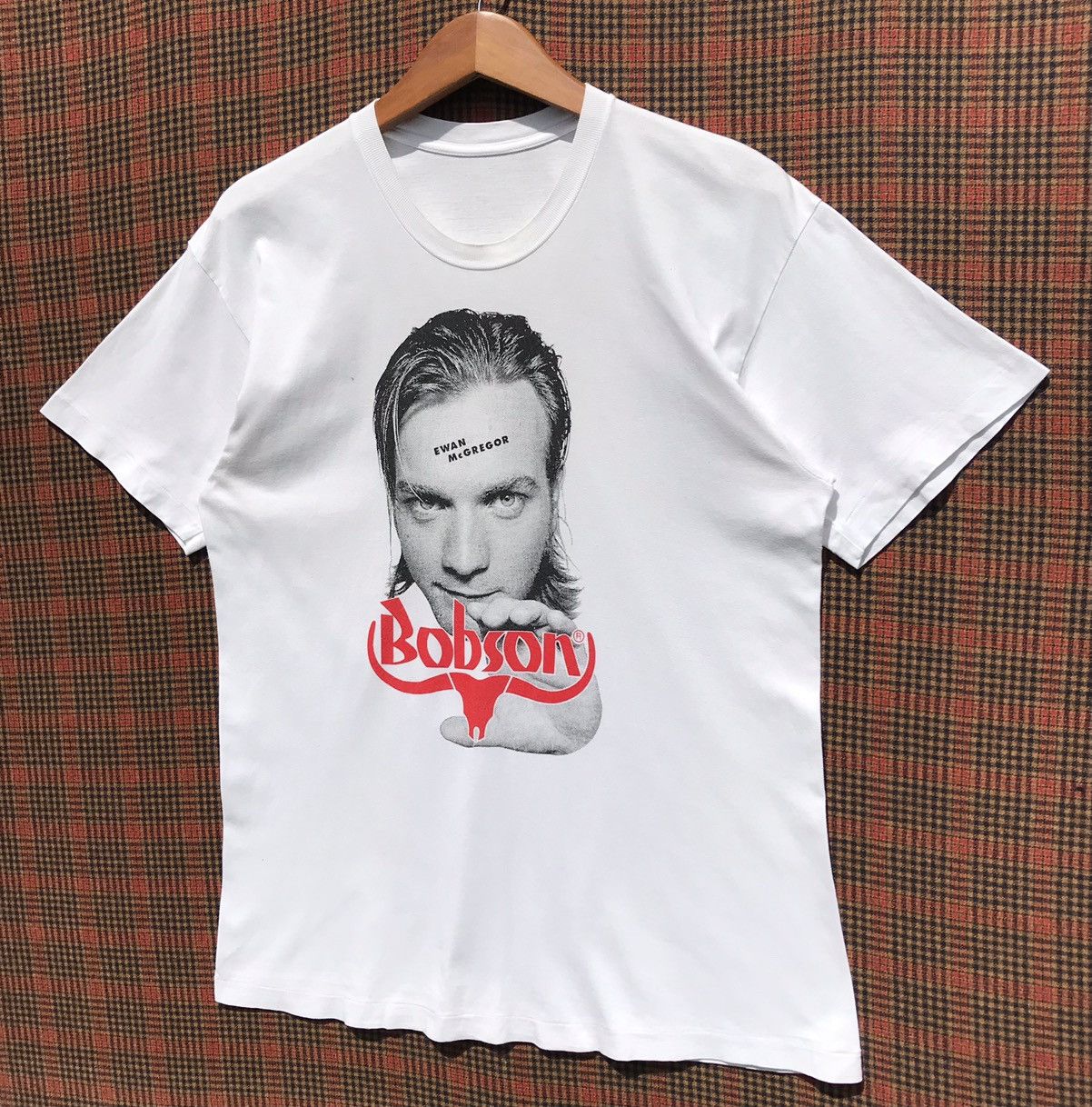 Vintage Vintage Ewan McGregor Actor Trainspotting Movie Mark Renton Size US M / EU 48-50 / 2 - 3 Thumbnail