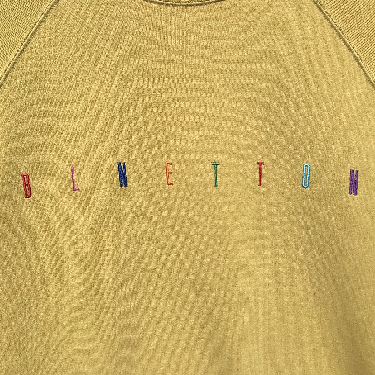 Benetton Vintage 90s Benetton Sweatshirt Embroidery Spellout. Size US S / EU 44-46 / 1 - 6 Thumbnail