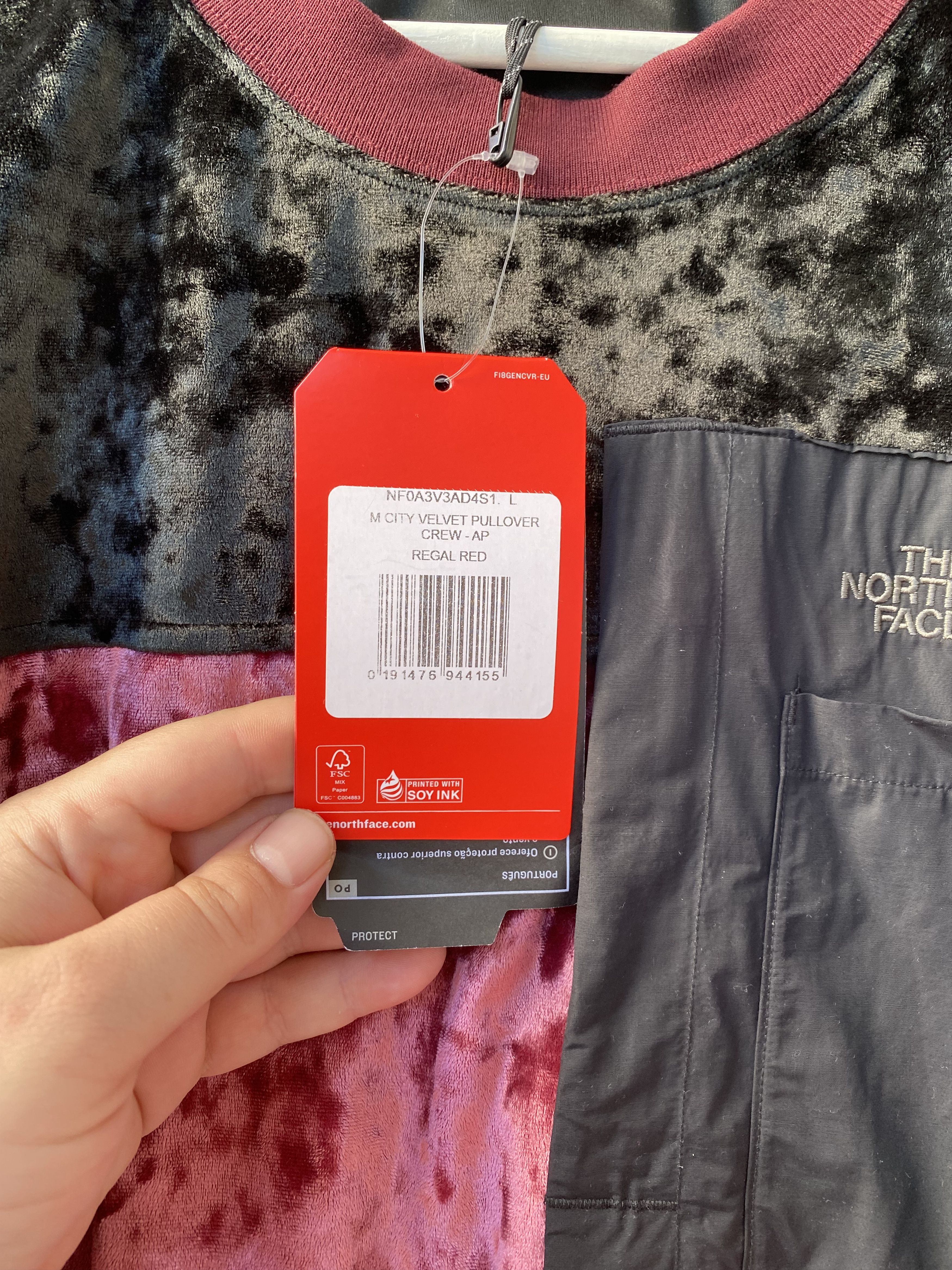 Kazuki Kuraishi × The North Face BNWT BLACK SERIES VELVET PULLOVER Size US M / EU 48-50 / 2 - 4 Thumbnail