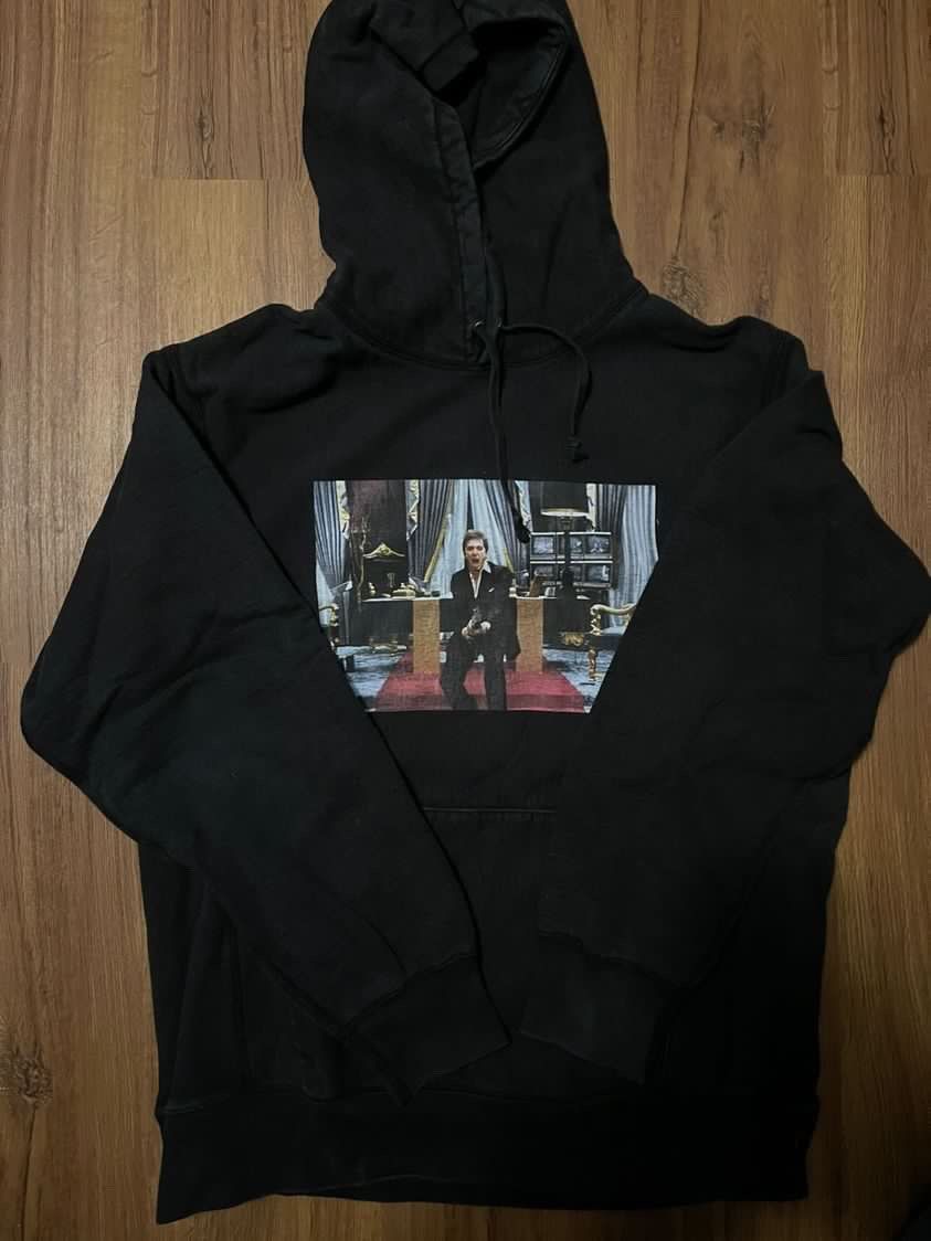 Supreme supreme friend scarface hoodie | Grailed