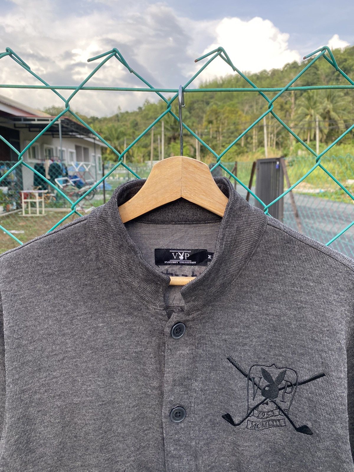 Playboy × Vintage ⚡️Steals⚡️ Playboy Collection Button Up Sweater Size US M / EU 48-50 / 2 - 3 Thumbnail