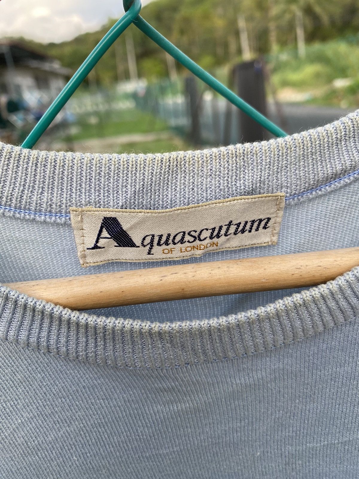 Aquascutum × Homespun Knitwear × Vintage ⚡️Rare⚡️ Vintage Aquascutum Short Knitwear Size US S / EU 44-46 / 1 - 7 Thumbnail
