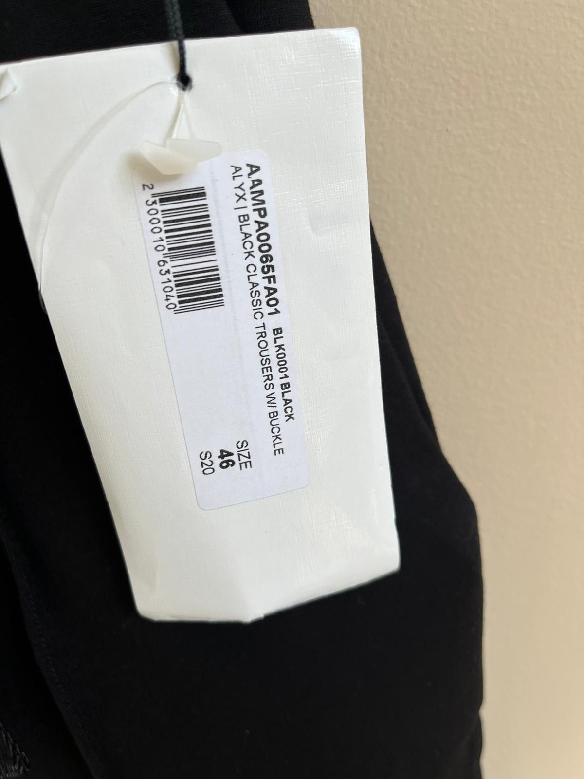 Alyx SS20 Classic Buckle Trousers in Black Size US 30 / EU 46 - 8 Thumbnail