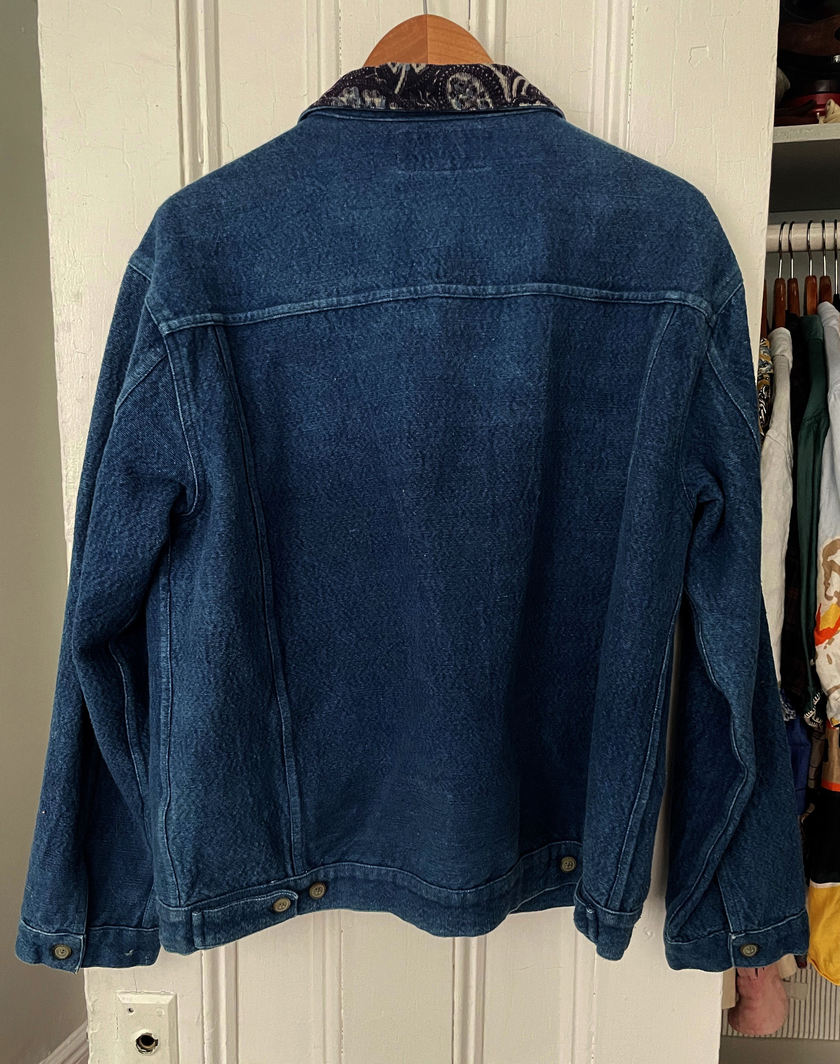 18 East APAMAAN TRUCKER JACKET - INDIGO - 18 EAST - L Size US L / EU 52-54 / 3 - 4 Thumbnail