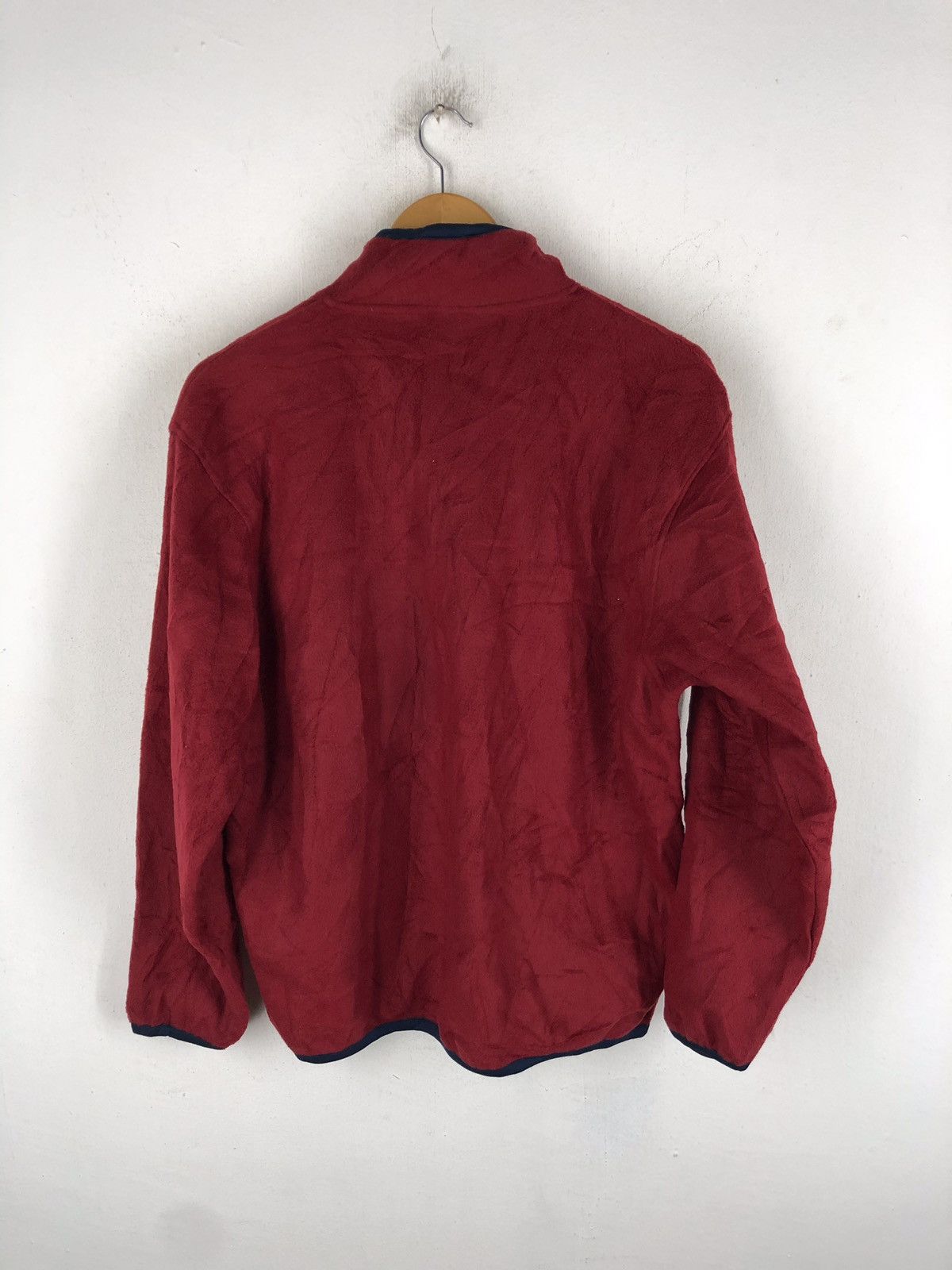 Japanese Brand Acestress fleece maroon zip up jacket dope nice design Size US L / EU 52-54 / 3 - 2 Thumbnail