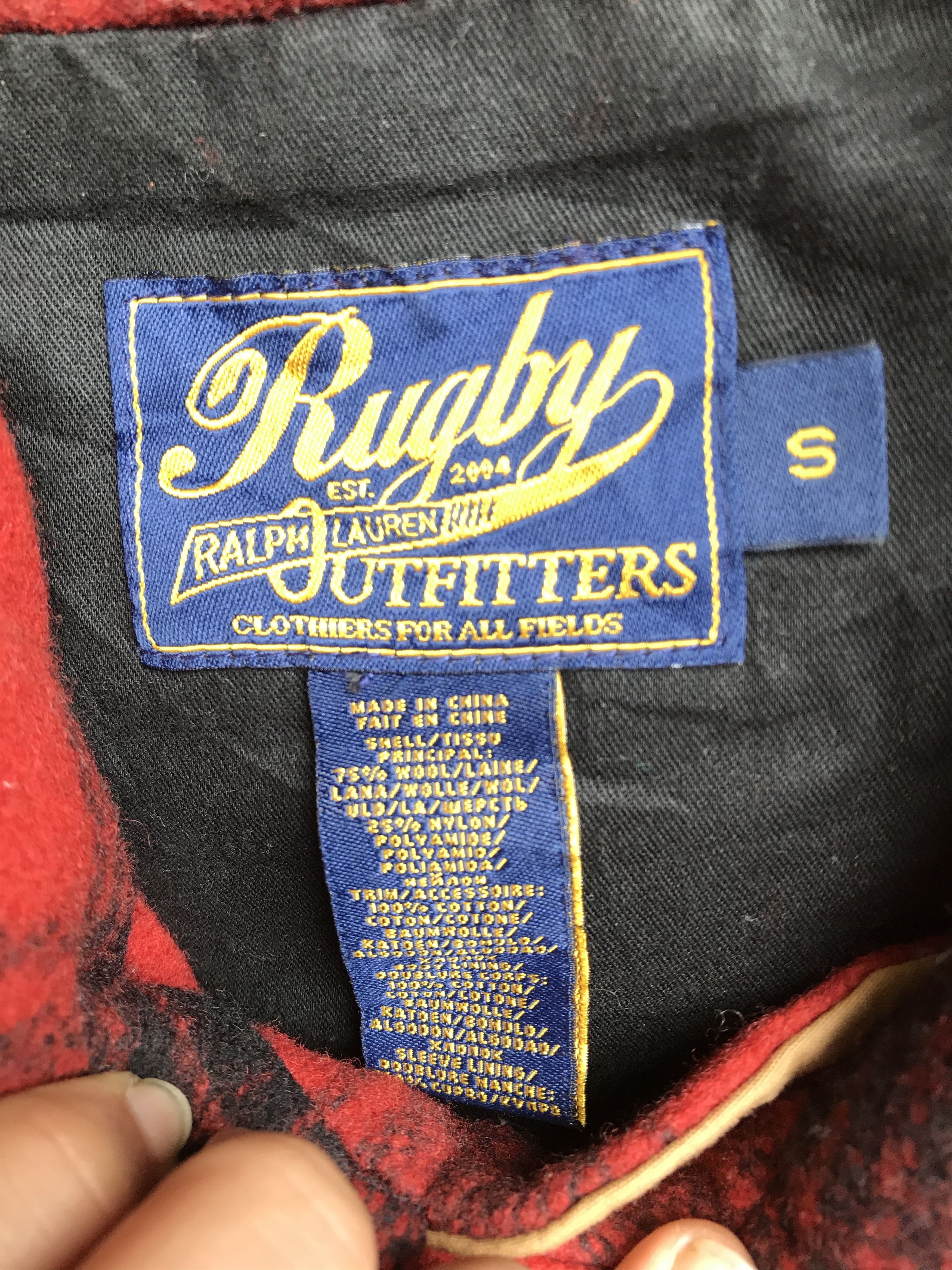 Ralph Lauren Rugby Polo Ralph Lauren Check Tartan Wool Blend Jacket Size US M / EU 48-50 / 2 - 3 Thumbnail