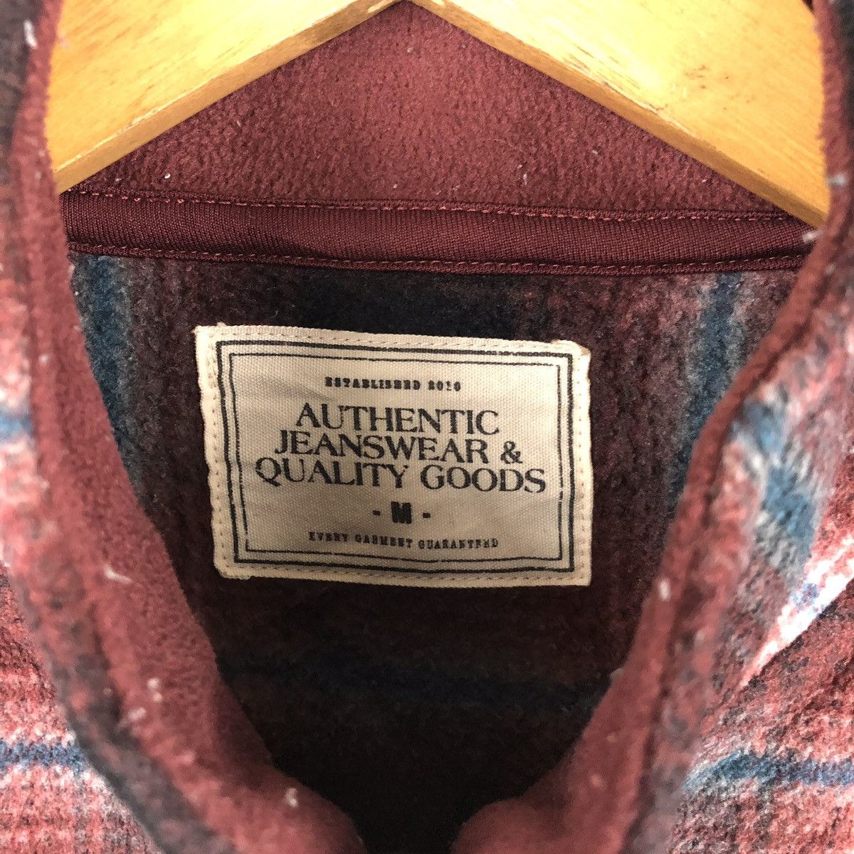 Japanese Brand AJQD FLEECE FLANNEL DESIGN Size US S / EU 44-46 / 1 - 6 Thumbnail