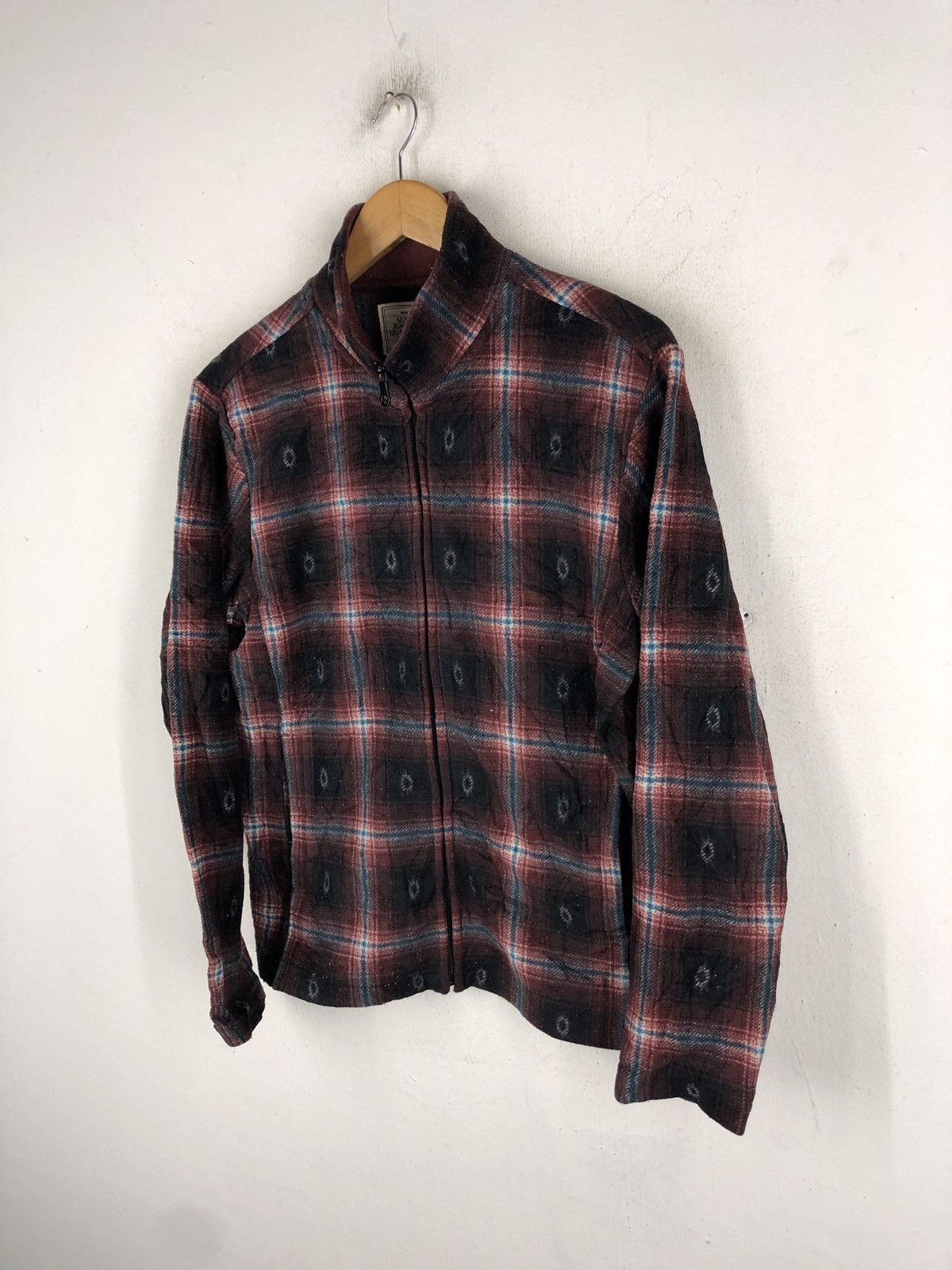 Japanese Brand AJQD FLEECE FLANNEL DESIGN Size US S / EU 44-46 / 1 - 4 Thumbnail