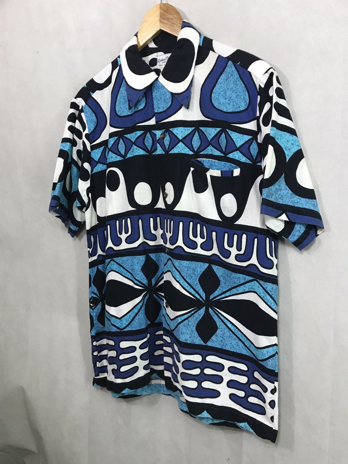 Vintage RARE VINTAGE 60s HAWAII RICHARD DOUGLAS CLOTH FABRIC Size US L / EU 52-54 / 3 - 3 Thumbnail