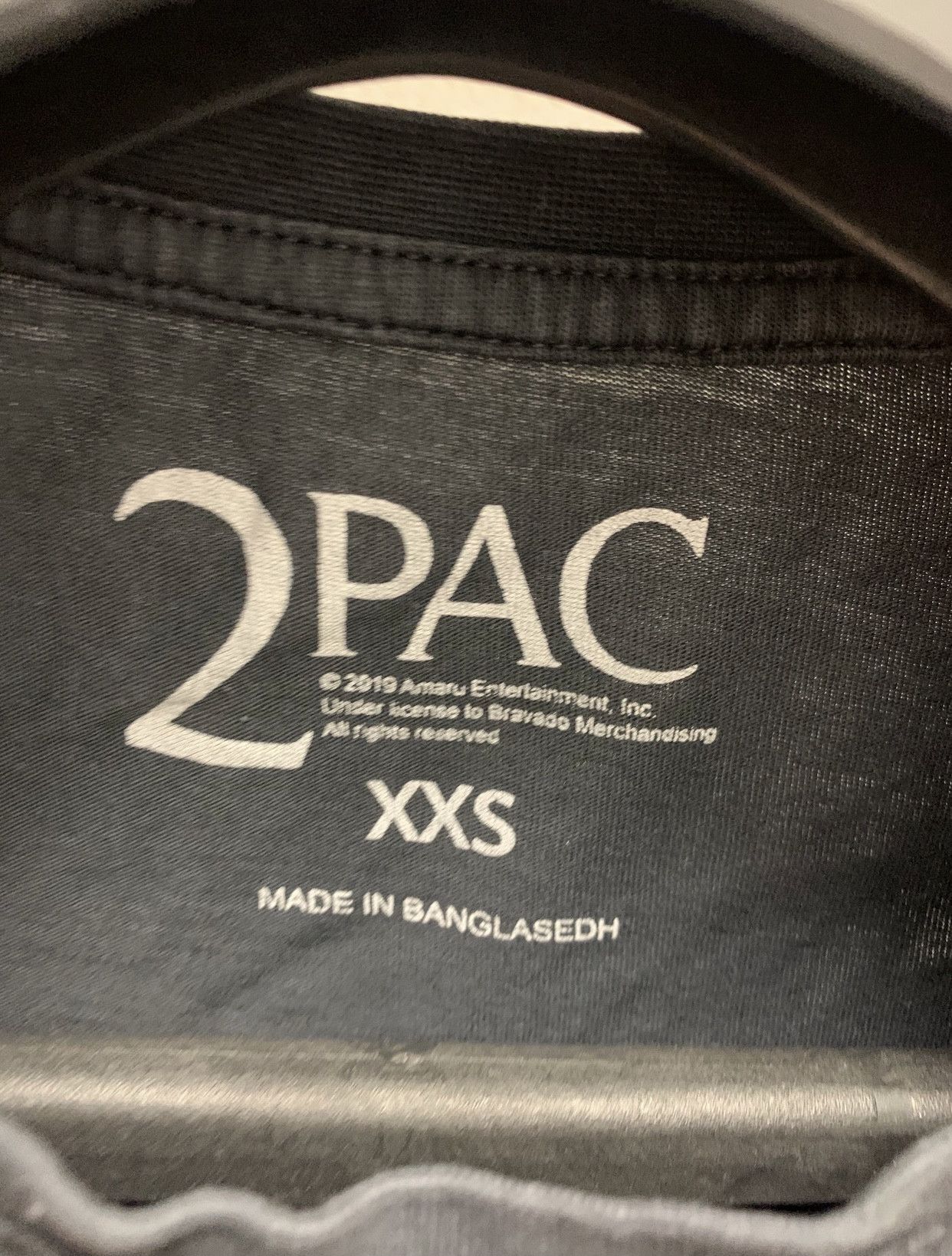 Band Tees 2PAC Tupac Shakur big logo t-shirt xs size rap tee band Size US XS / EU 42 / 0 - 4 Thumbnail
