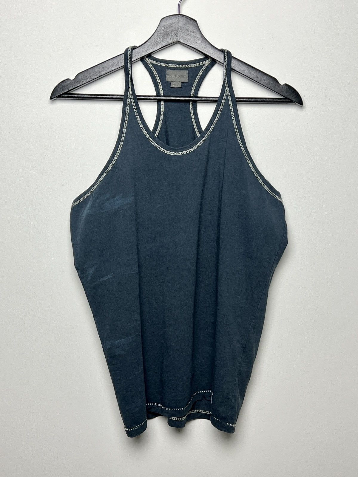 image of Acne Studios x Archival Clothing Acne Tank Top Vintage in Navy, Men's (Size Small)