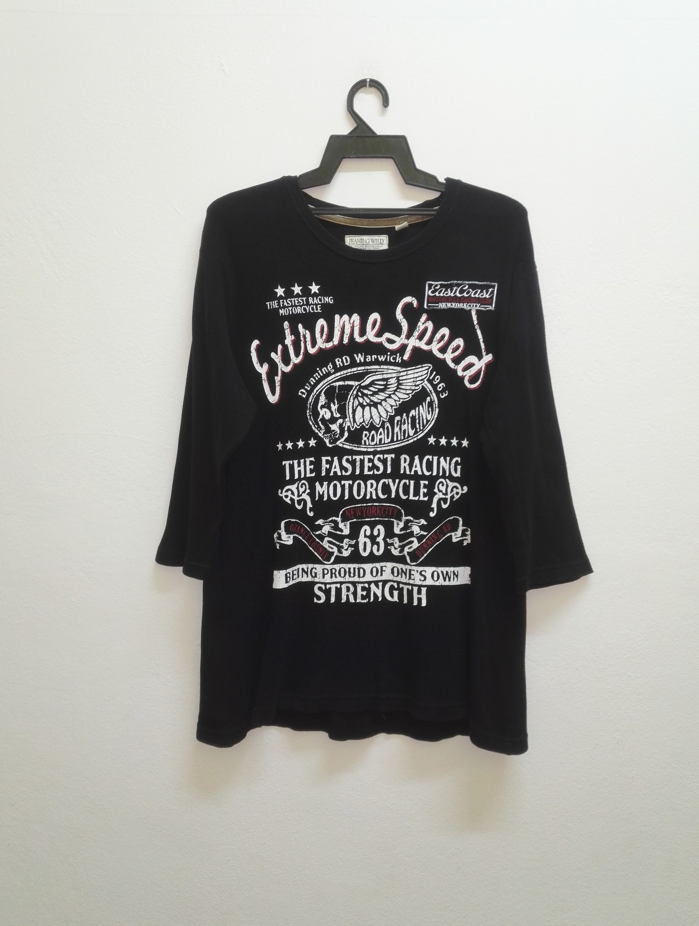 Hysteric Glamour Vintage The Fastest Motorcycle Racing Extreme Speed (c34) Size US XL / EU 56 / 4 - 1 Thumbnail