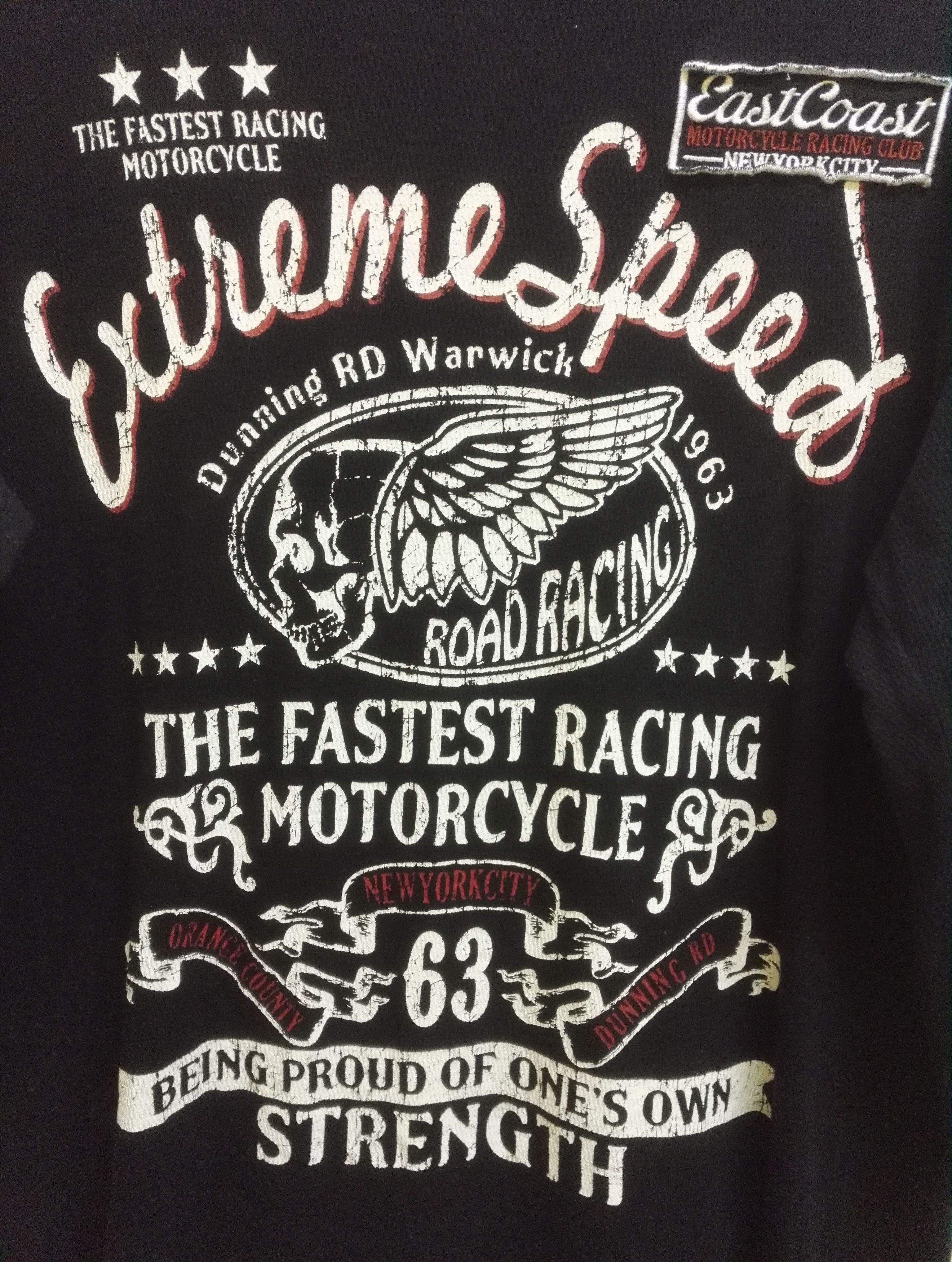 Hysteric Glamour Vintage The Fastest Motorcycle Racing Extreme Speed (c34) Size US XL / EU 56 / 4 - 2 Thumbnail