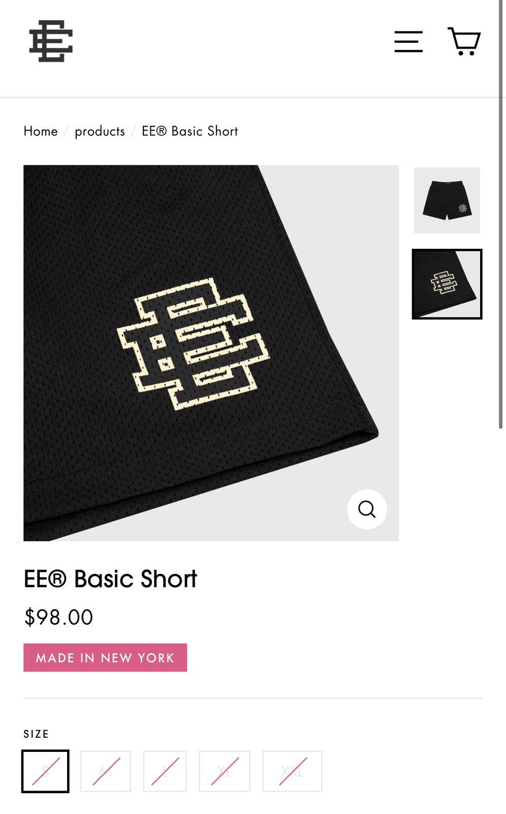 Eric Emanuel NEW Eric Emanuel Basic Short Black XL Size US 36 / EU 52 - 9 Thumbnail