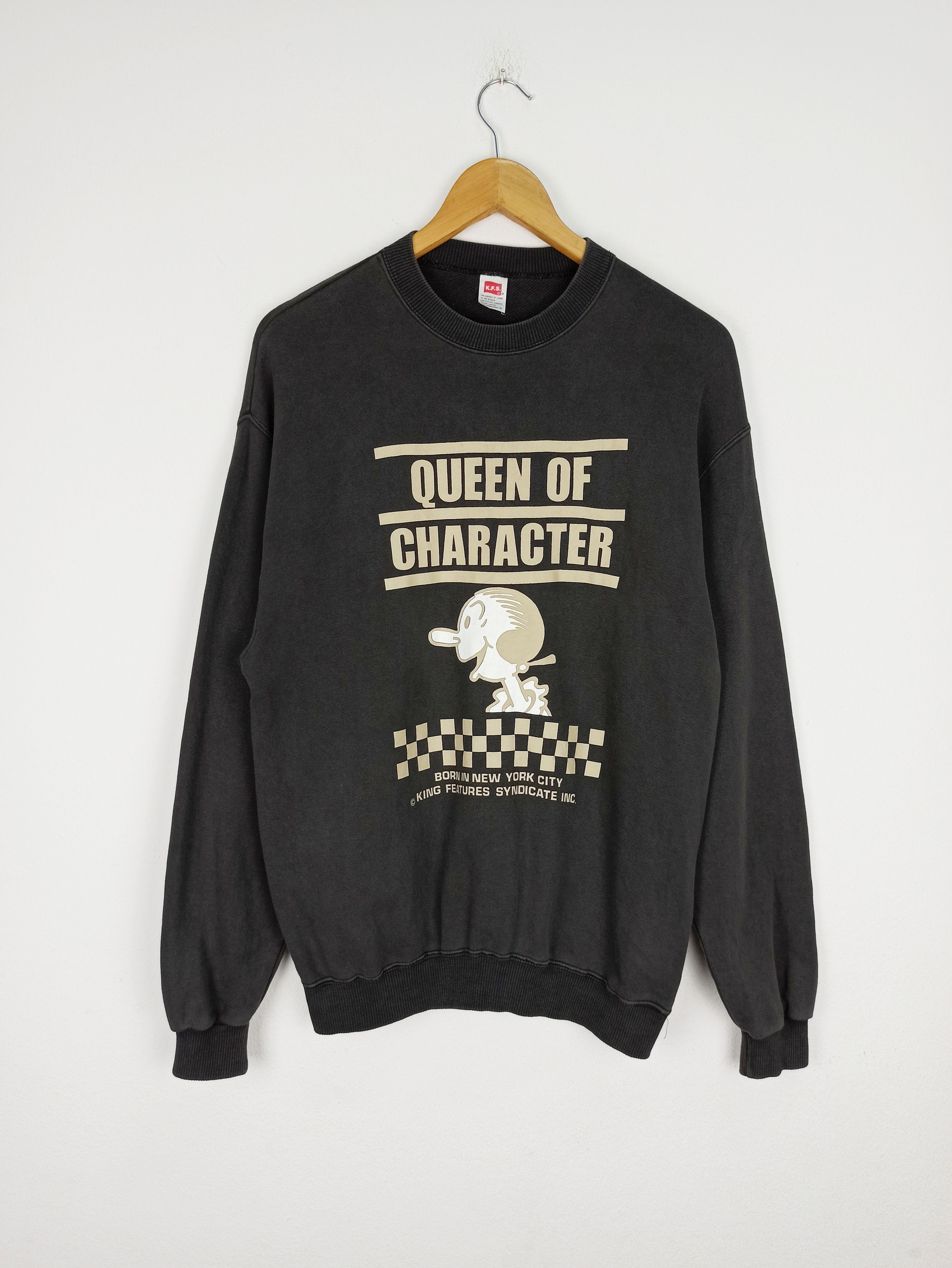Cartoon Network Vintage Queen of Character sweatshirt by K.F.S (c46) Size US M / EU 48-50 / 2 - 1 Thumbnail