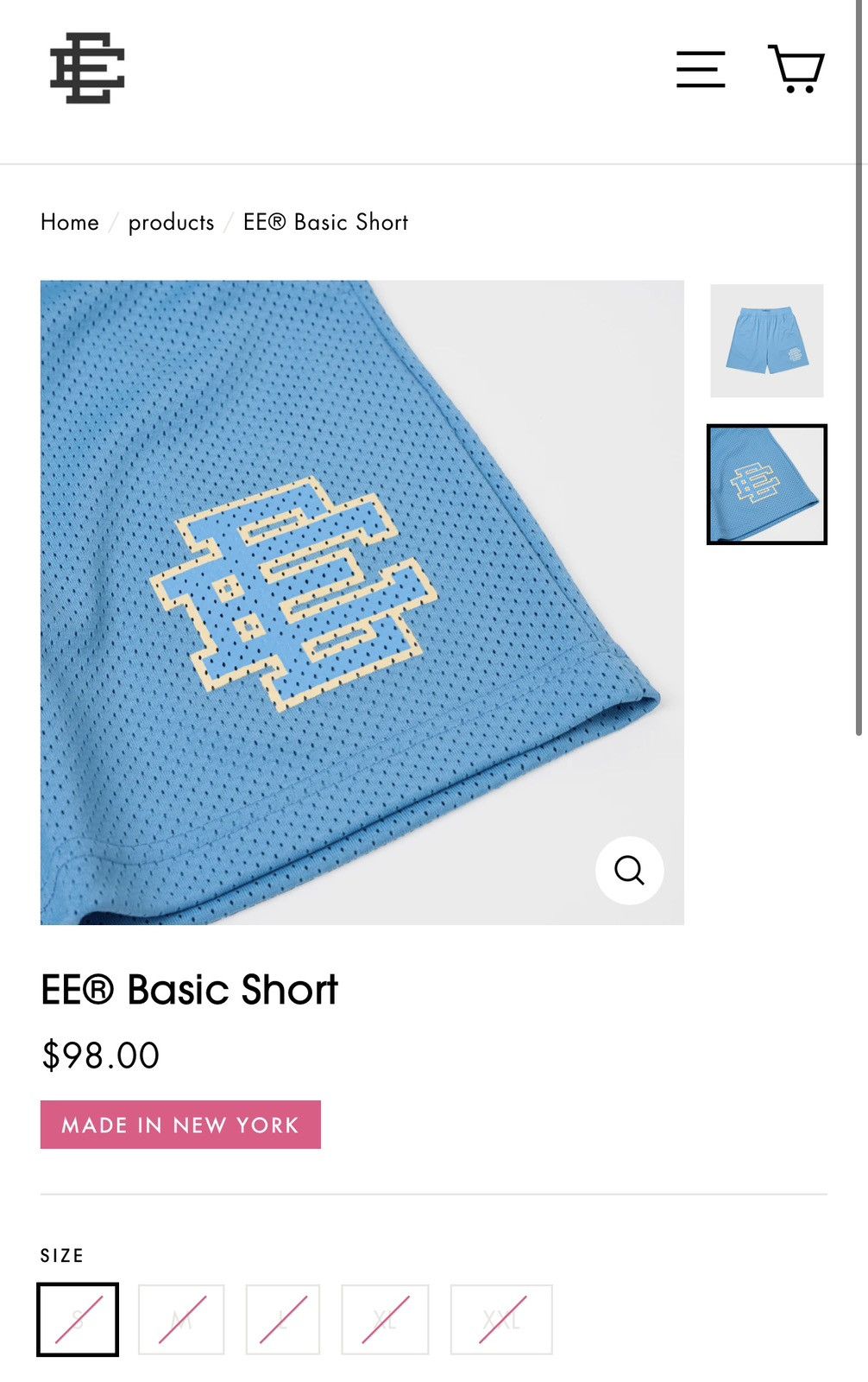 Eric Emanuel NEW Eric Emanuel Basic Short Carolina Large Size US 34 / EU 50 - 9 Thumbnail
