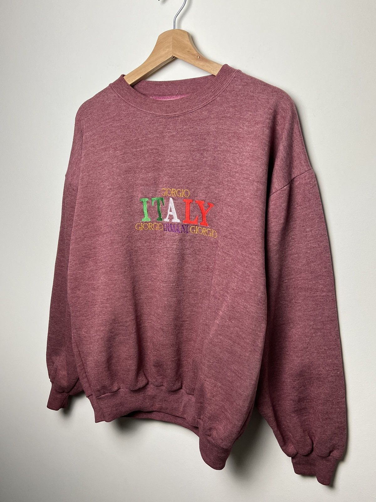 Giorgio Armani giorgio armani 80s crewneck sweatshirt vintage archive Size US M / EU 48-50 / 2 - 2 Thumbnail