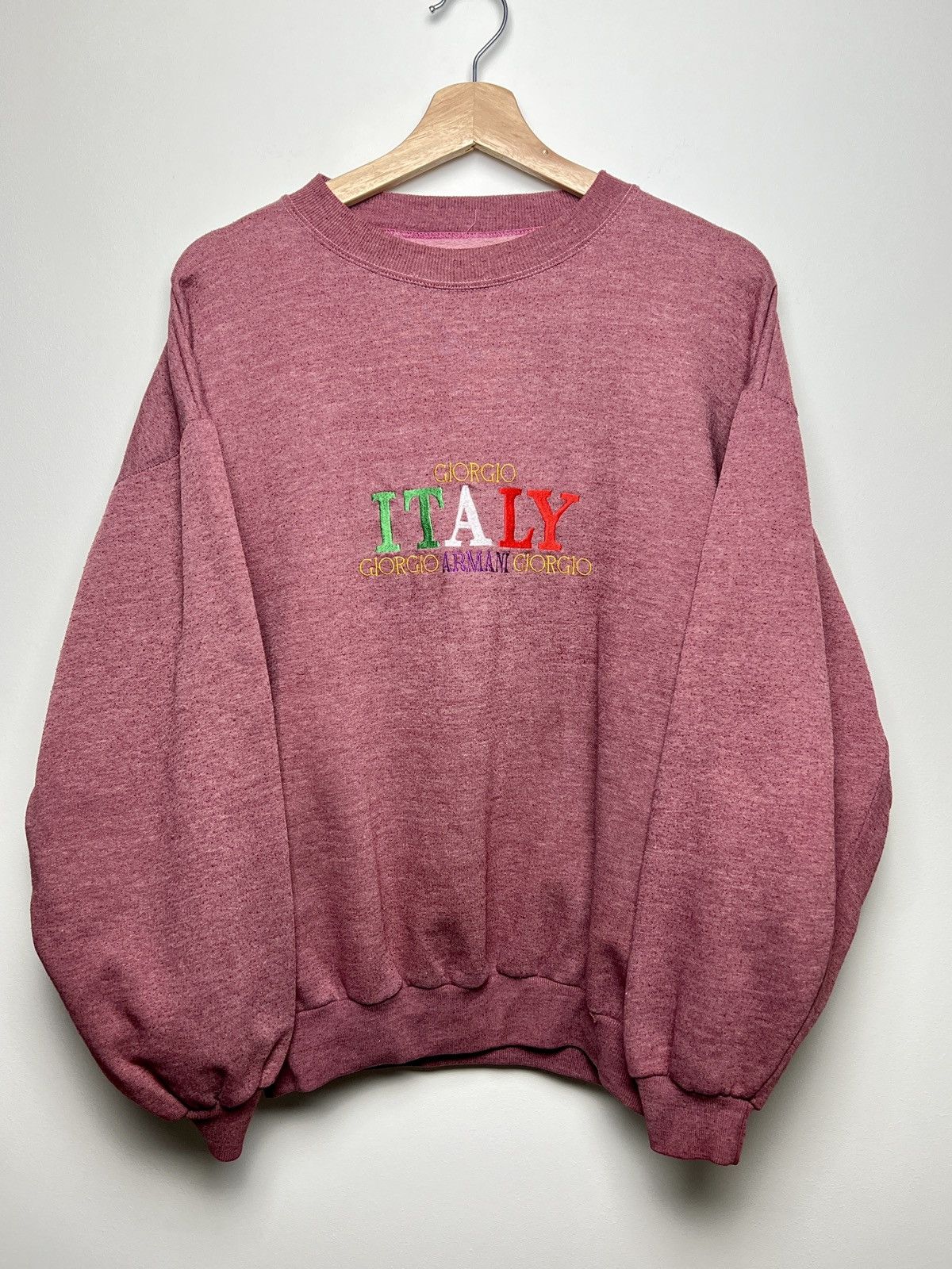 Giorgio Armani giorgio armani 80s crewneck sweatshirt vintage archive Size US M / EU 48-50 / 2 - 6 Thumbnail