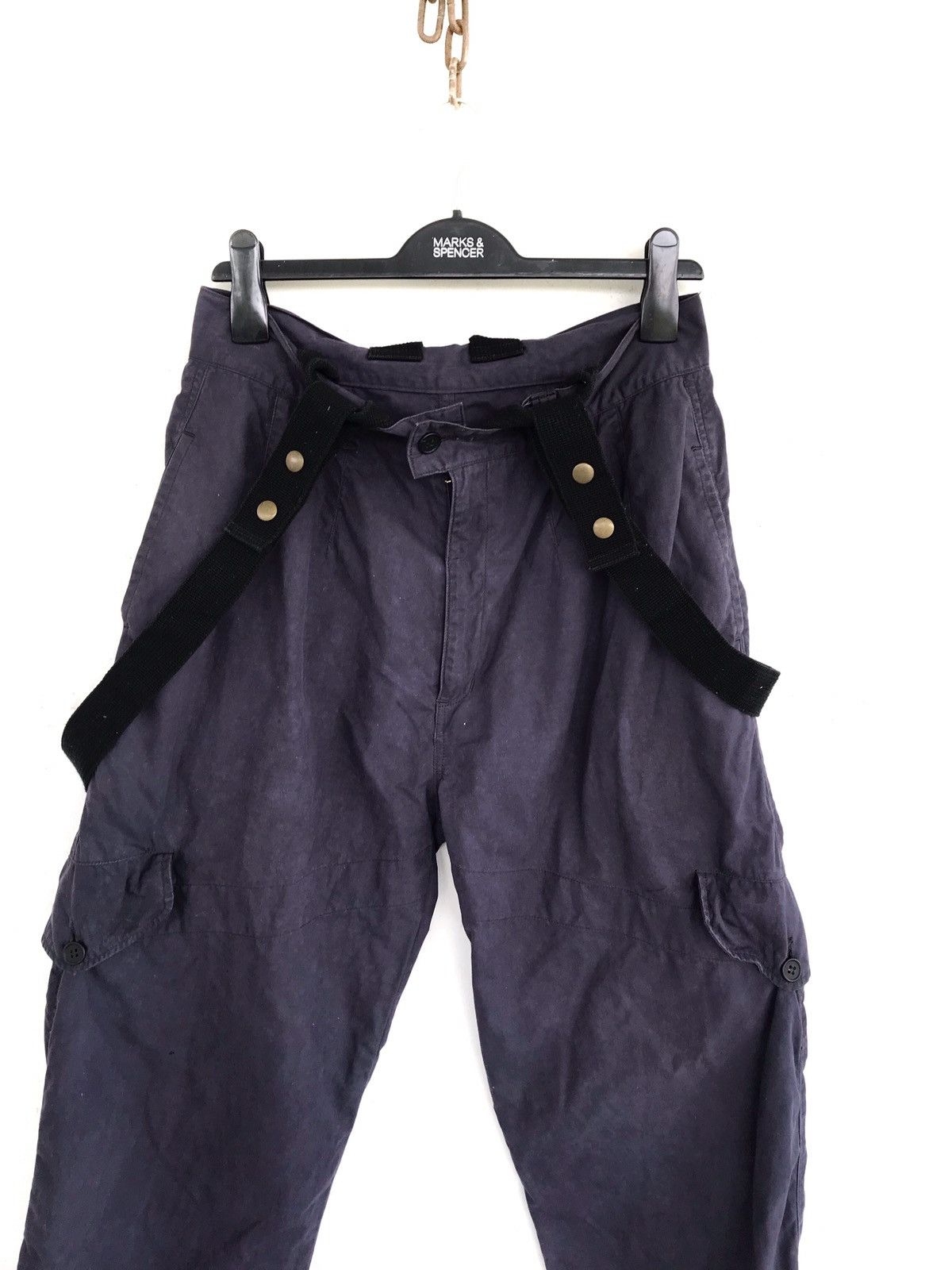 Japanese Brand TA Street Acoustic Cargo Tactical Parachute Bondage Pants Size US 31 - 3 Thumbnail