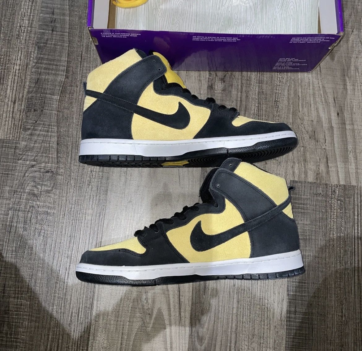 NIKE SB DUNK HIGH PRO REVERSE GOLDEN ROD