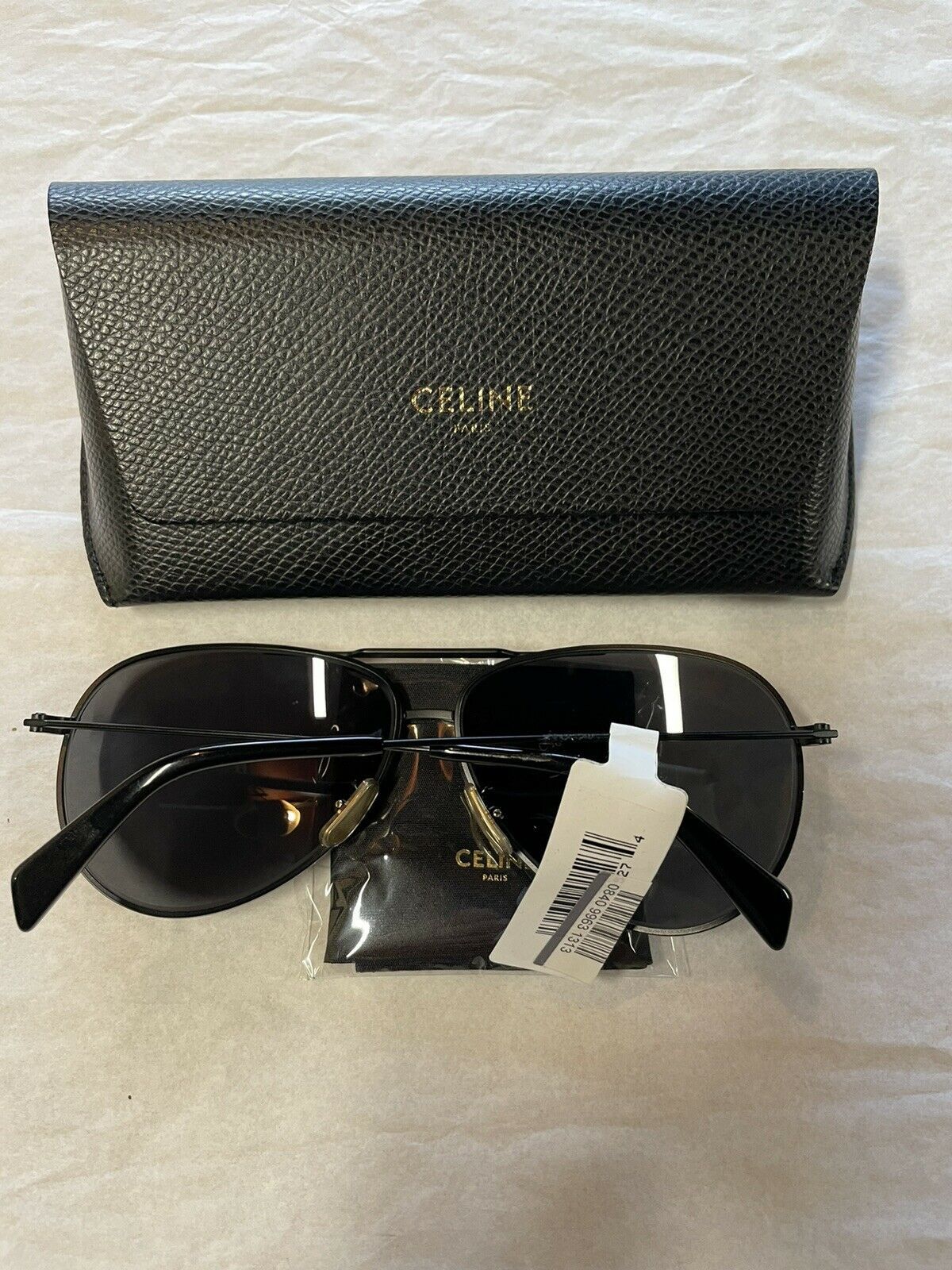 Celine Celine Cl40062u 02d Unisex Pilot Polarized Sunglasses Size ONE SIZE - 6 Thumbnail