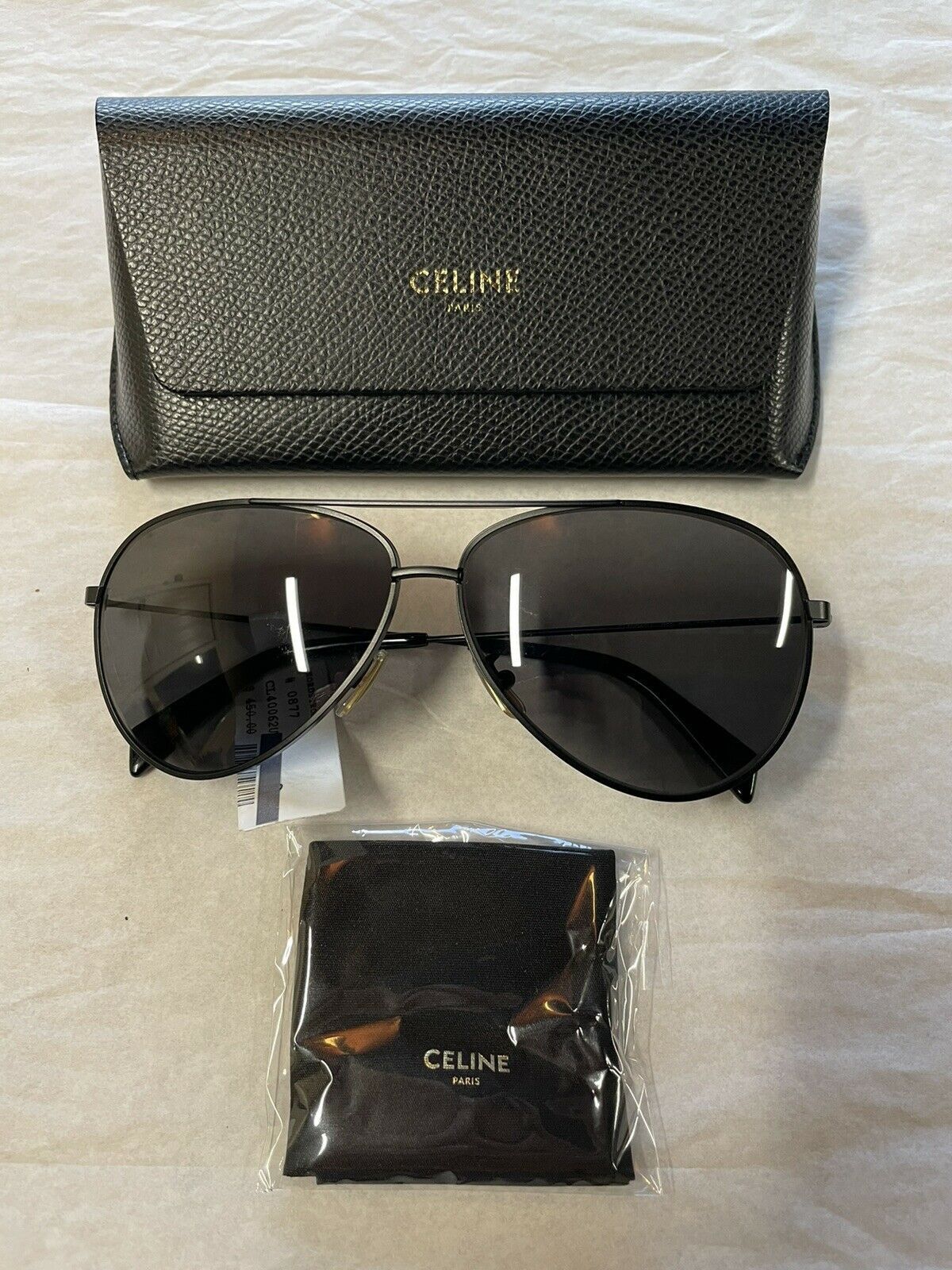 Celine Celine Cl40062u 02d Unisex Pilot Polarized Sunglasses Size ONE SIZE - 4 Thumbnail