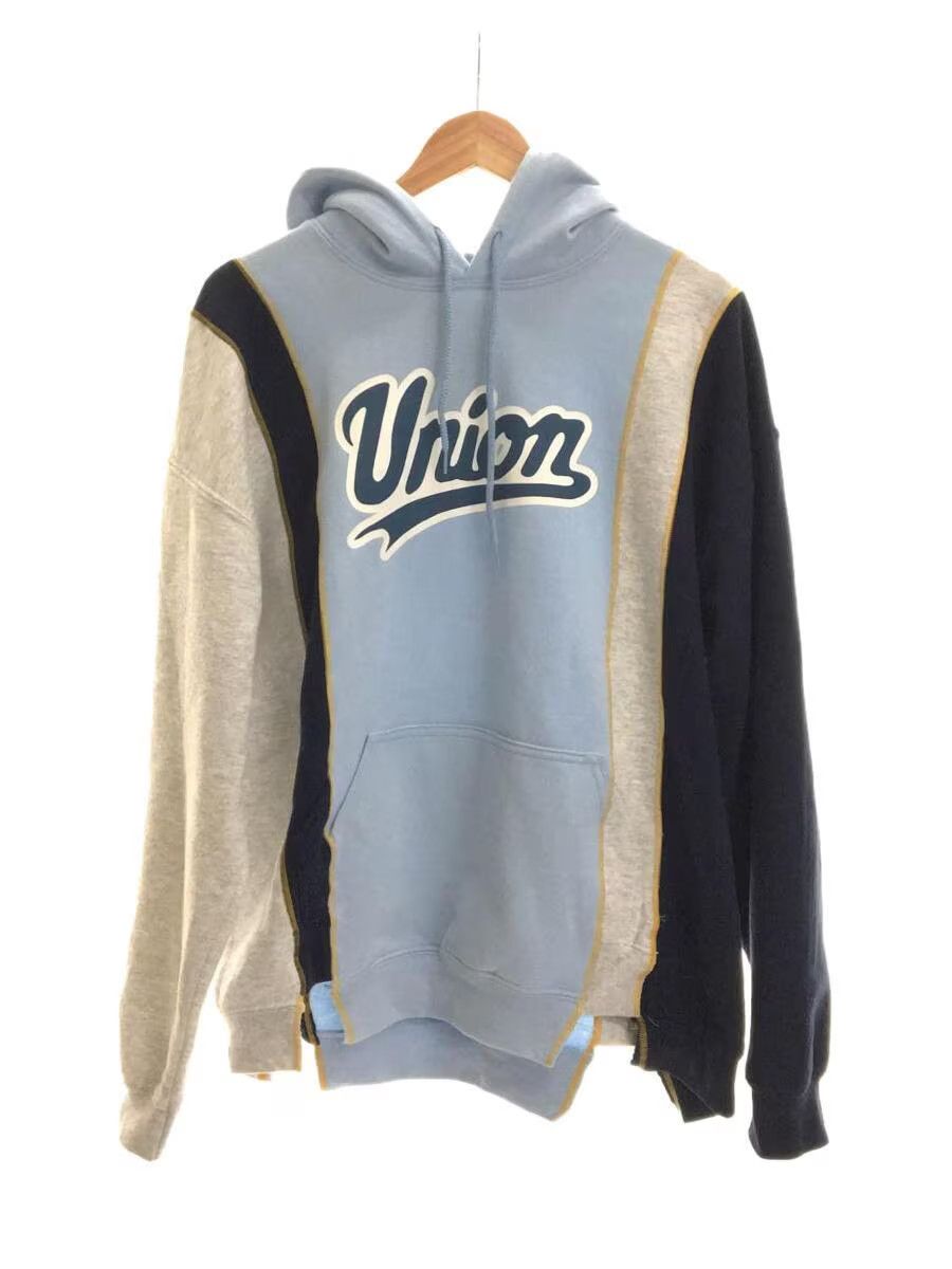 UNION NEEDLES REBUILD/5 CUT HOODIE Blue - パーカー