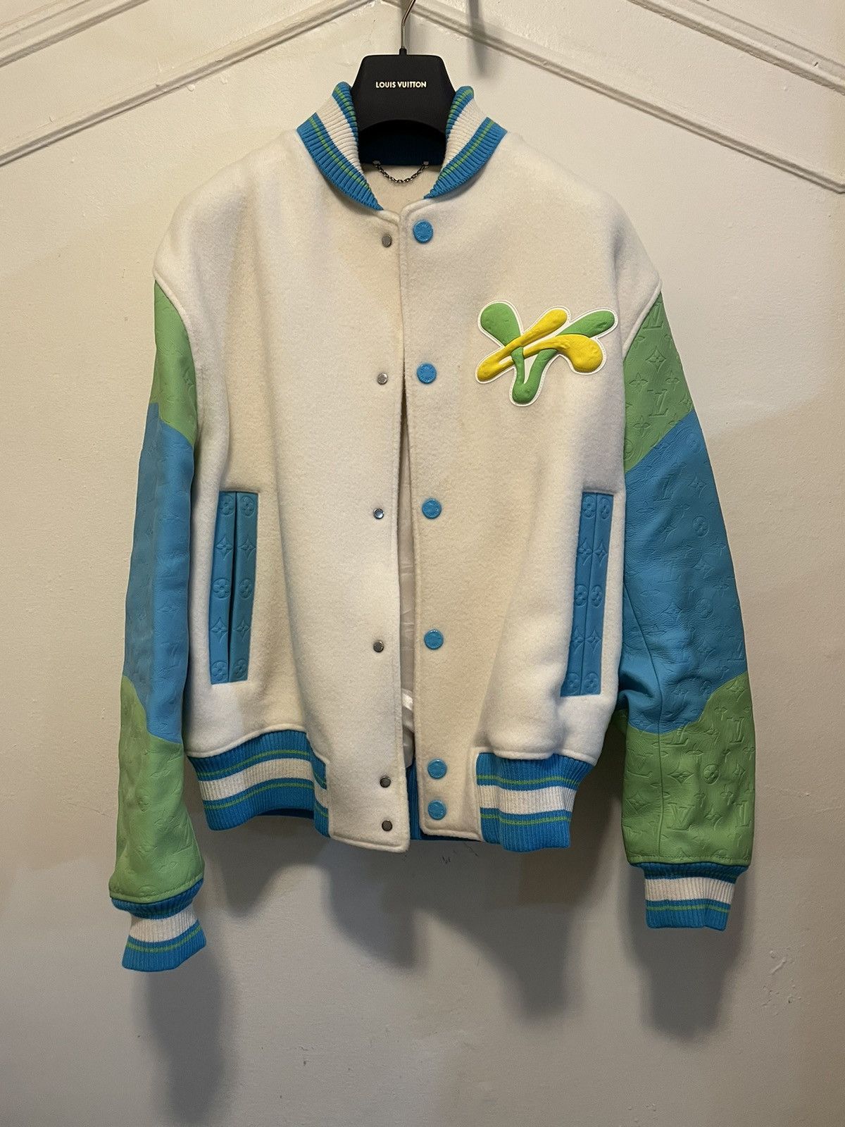 L-V Rainbow Playground Louis Vuitton Blouson Varsity Jacket