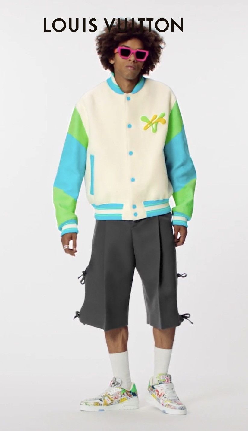 Virgil Abloh Louis Vuitton Rainbow playground Varsity Blouson Sz 48 Size US M / EU 48-50 / 2 - 14 Thumbnail