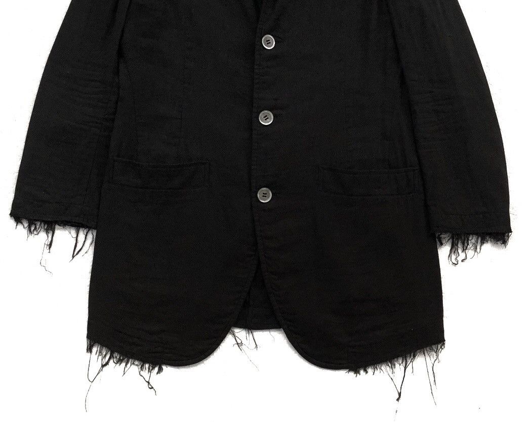 Yohji Yamamoto Y'S Yohji Yamamoto Femme Design Black Blazer Size 34S - 4 Thumbnail