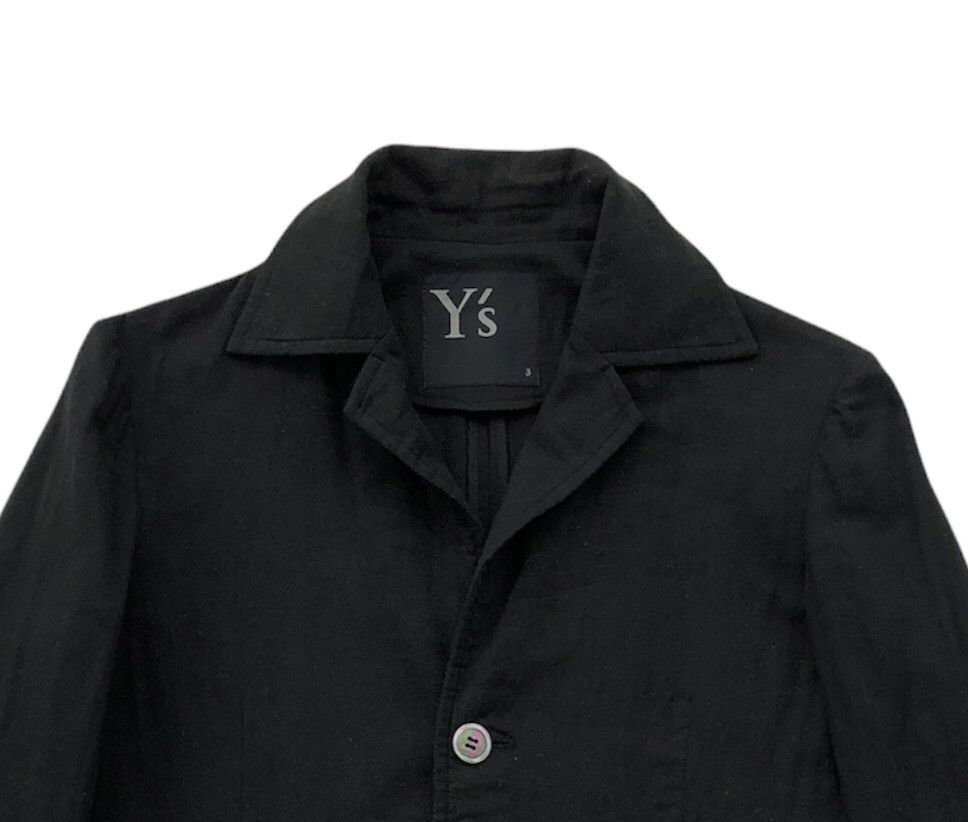 Yohji Yamamoto Y'S Yohji Yamamoto Femme Design Black Blazer Size 34S - 12 Thumbnail