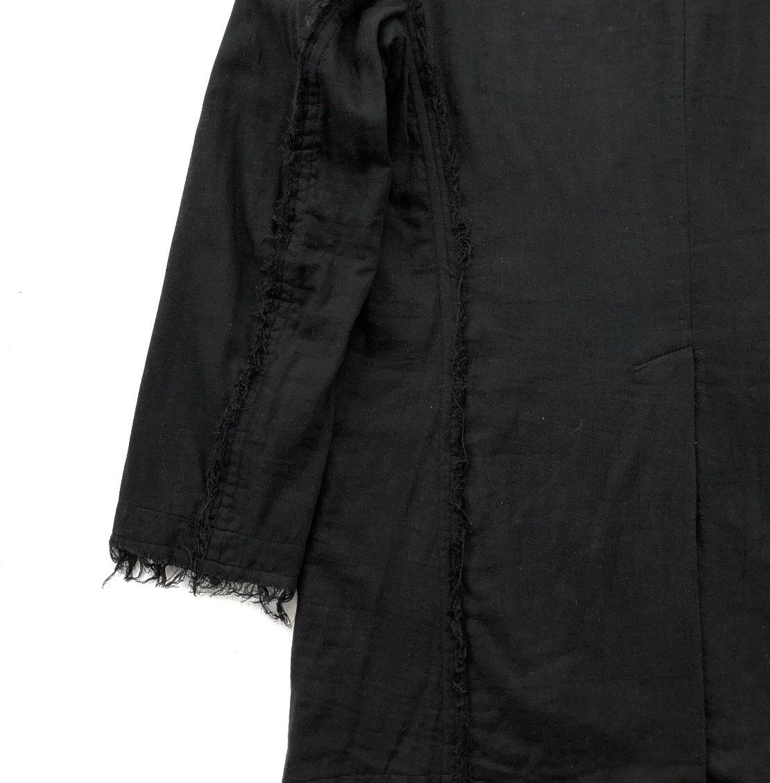 Yohji Yamamoto Y'S Yohji Yamamoto Femme Design Black Blazer Size 34S - 8 Thumbnail