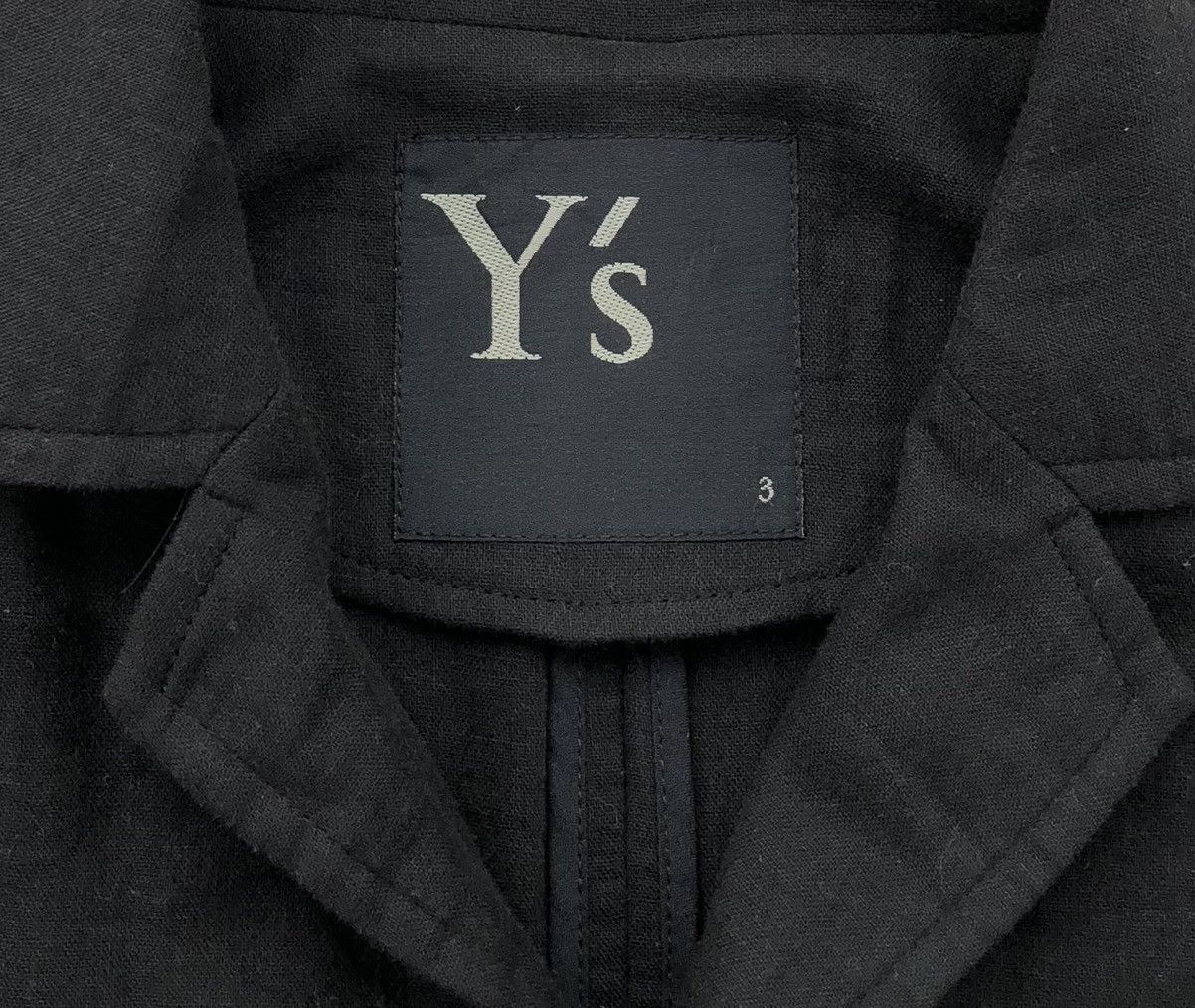 Yohji Yamamoto Y'S Yohji Yamamoto Femme Design Black Blazer Size 34S - 13 Thumbnail
