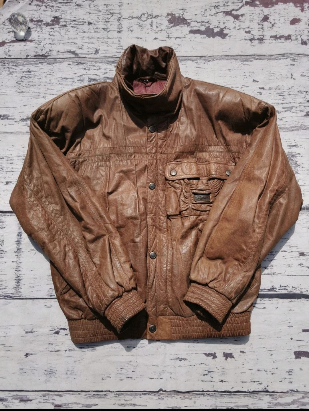 Brown Leather Jacket | Grailed