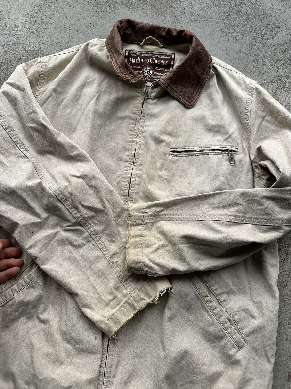 Marlboro Classics × Vintage Vintage marlboro classics Distressed Detroit Jacket Like Size US S / EU 44-46 / 1 - 2 Thumbnail