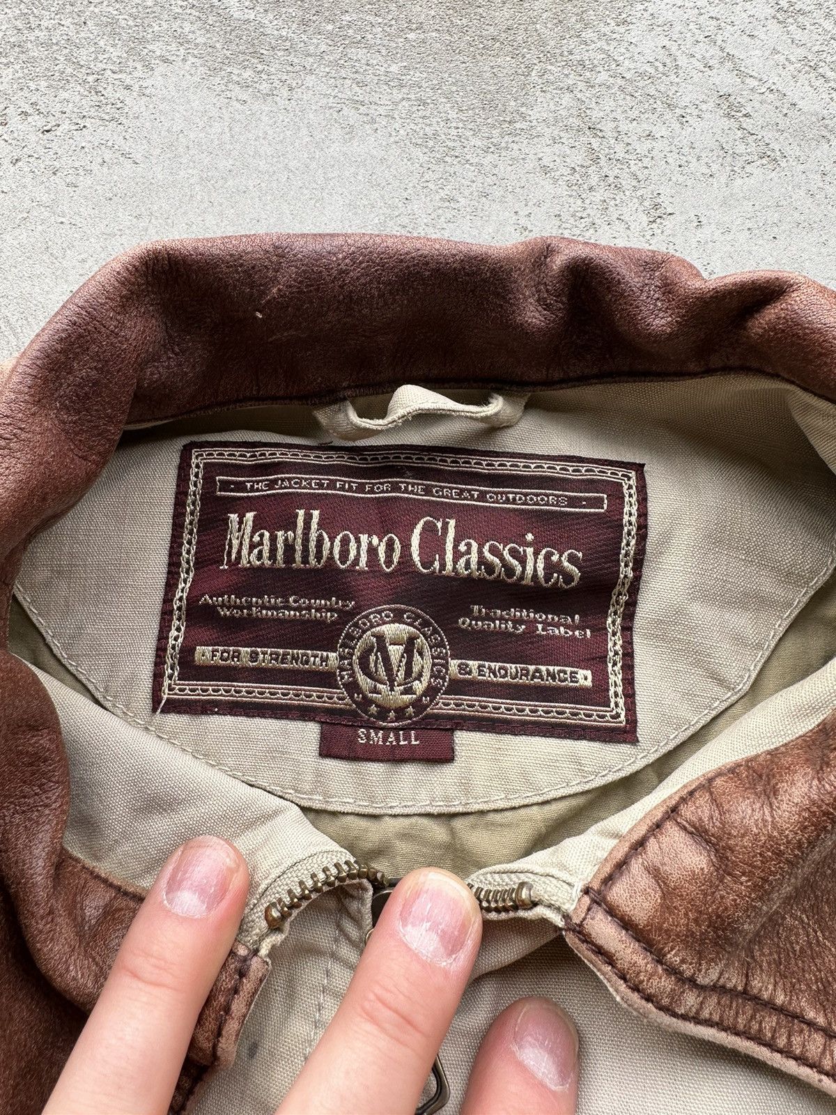 Marlboro Classics × Vintage Vintage marlboro classics Distressed Detroit Jacket Like Size US S / EU 44-46 / 1 - 7 Thumbnail