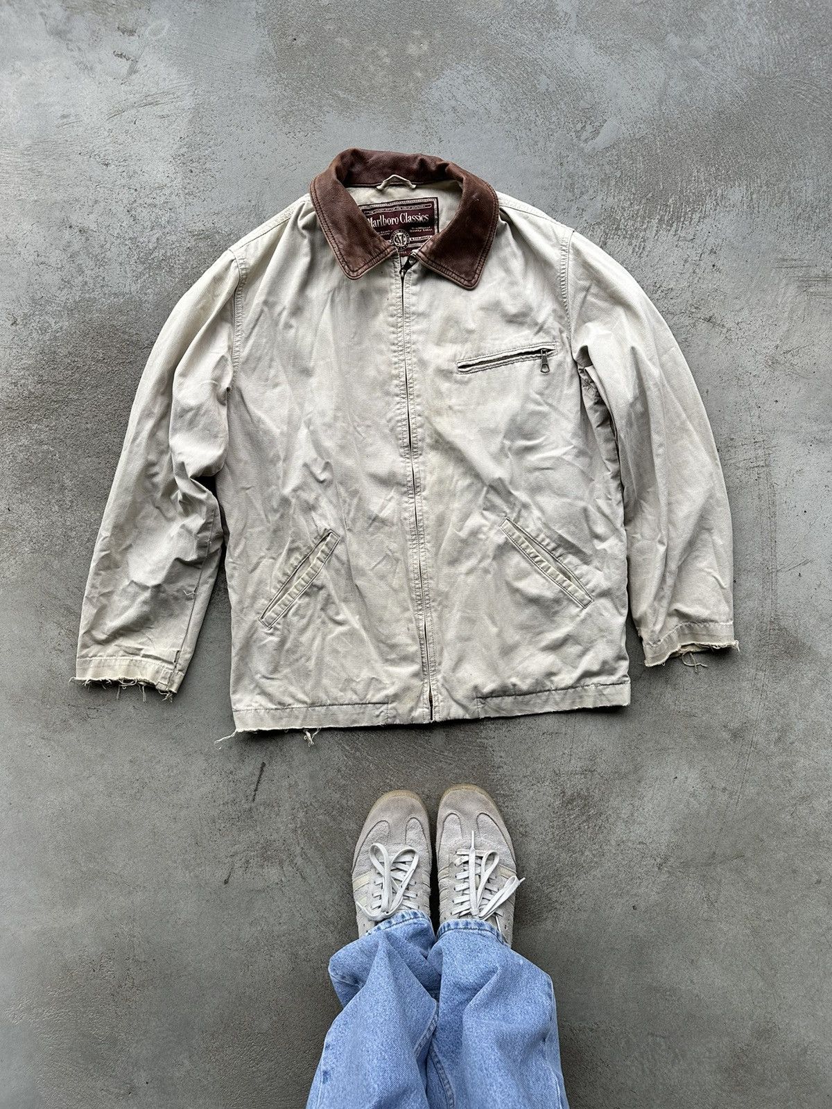 Marlboro Classics × Vintage Vintage marlboro classics Distressed Detroit Jacket Like Size US S / EU 44-46 / 1 - 1 Thumbnail