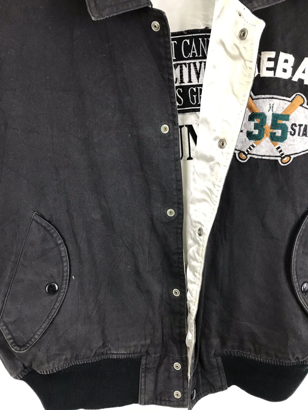 Japanese Brand Bourbon House Varsity Jacket Reversible Mlb Workwear Size US M / EU 48-50 / 2 - 5 Thumbnail