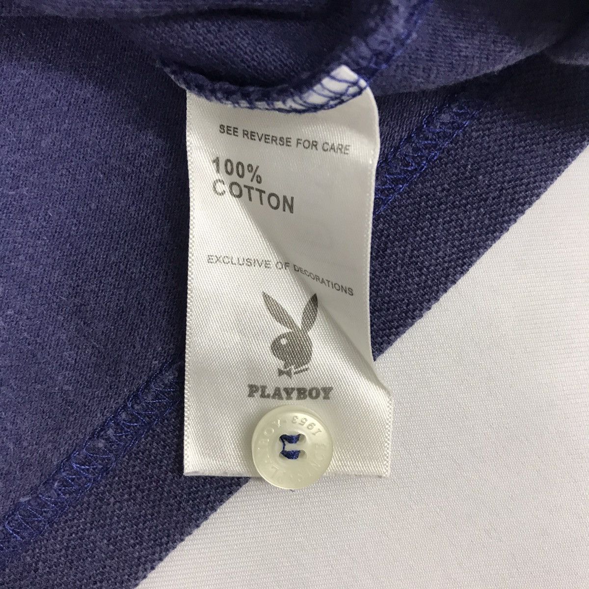 Playboy Vintage Playboy Polo Tee T-shirt Bunny Logo Size M / US 6-8 / IT 42-44 - 6 Thumbnail