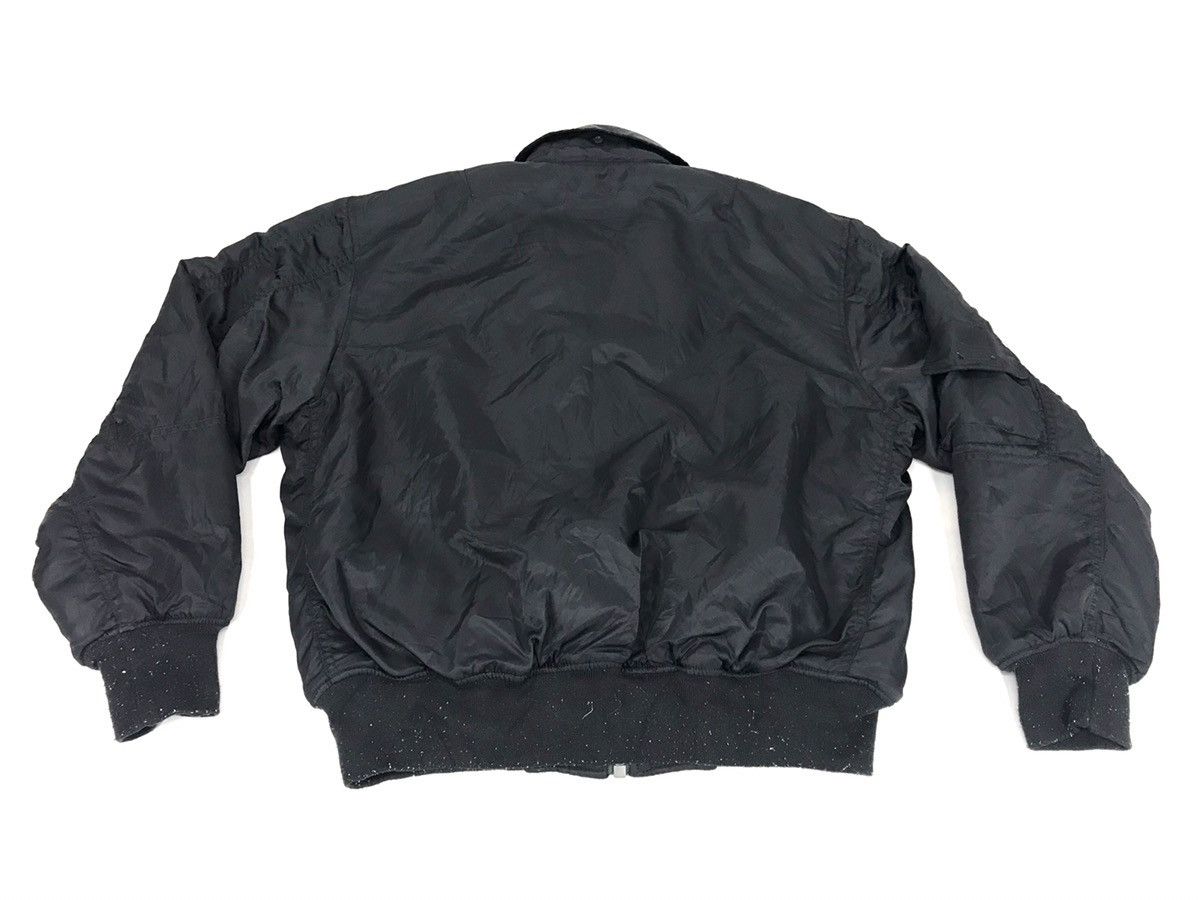 Japanese Brand Fire Fox Bomber Jacket Military Air Force Style Winter Wear Size US L / EU 52-54 / 3 - 3 Thumbnail