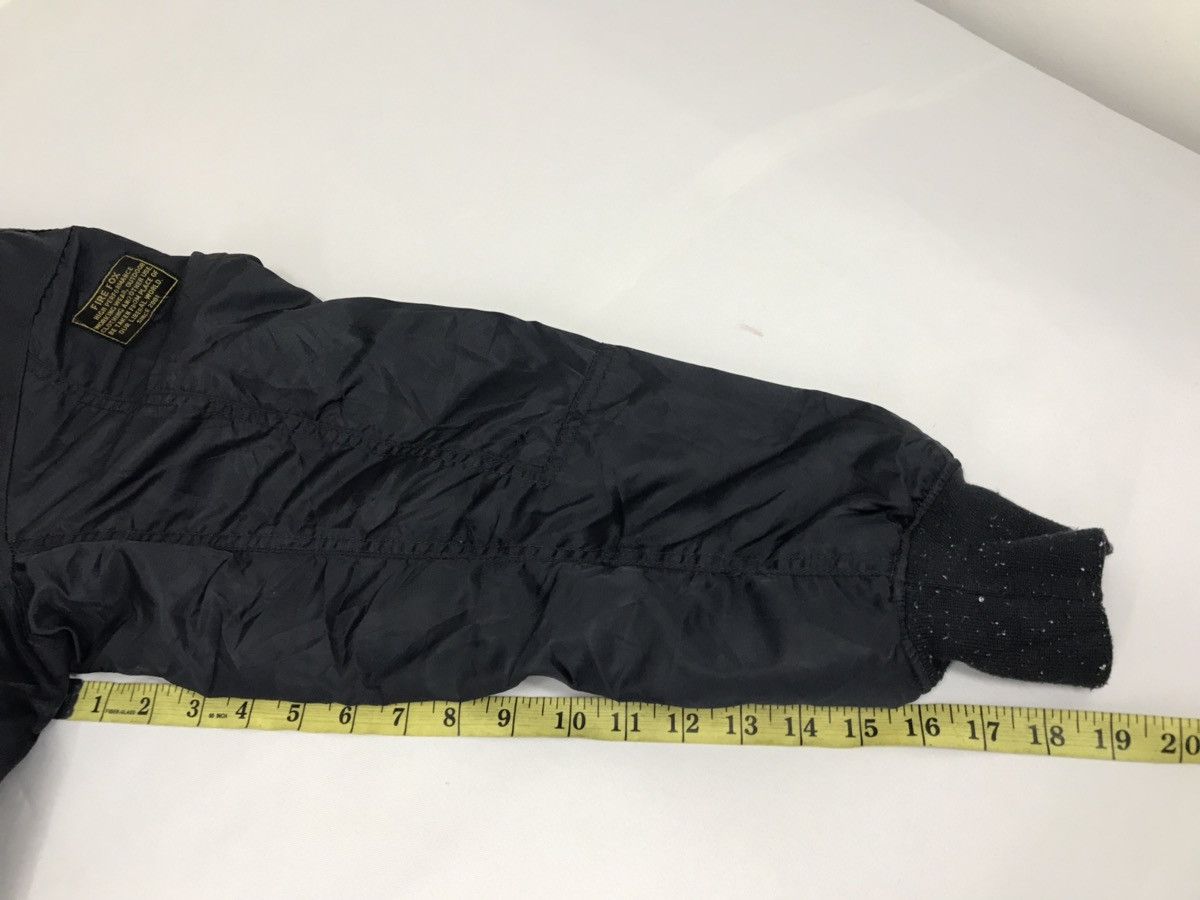 Japanese Brand Fire Fox Bomber Jacket Military Air Force Style Winter Wear Size US L / EU 52-54 / 3 - 6 Thumbnail